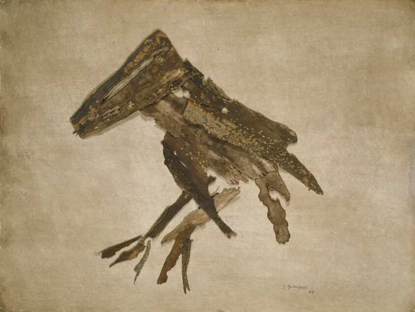 Bird's Flight by Jean Dubuffet