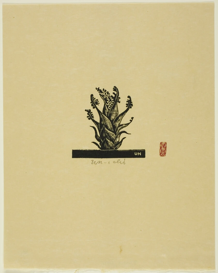Plant by Hiratsuka Un'ichi