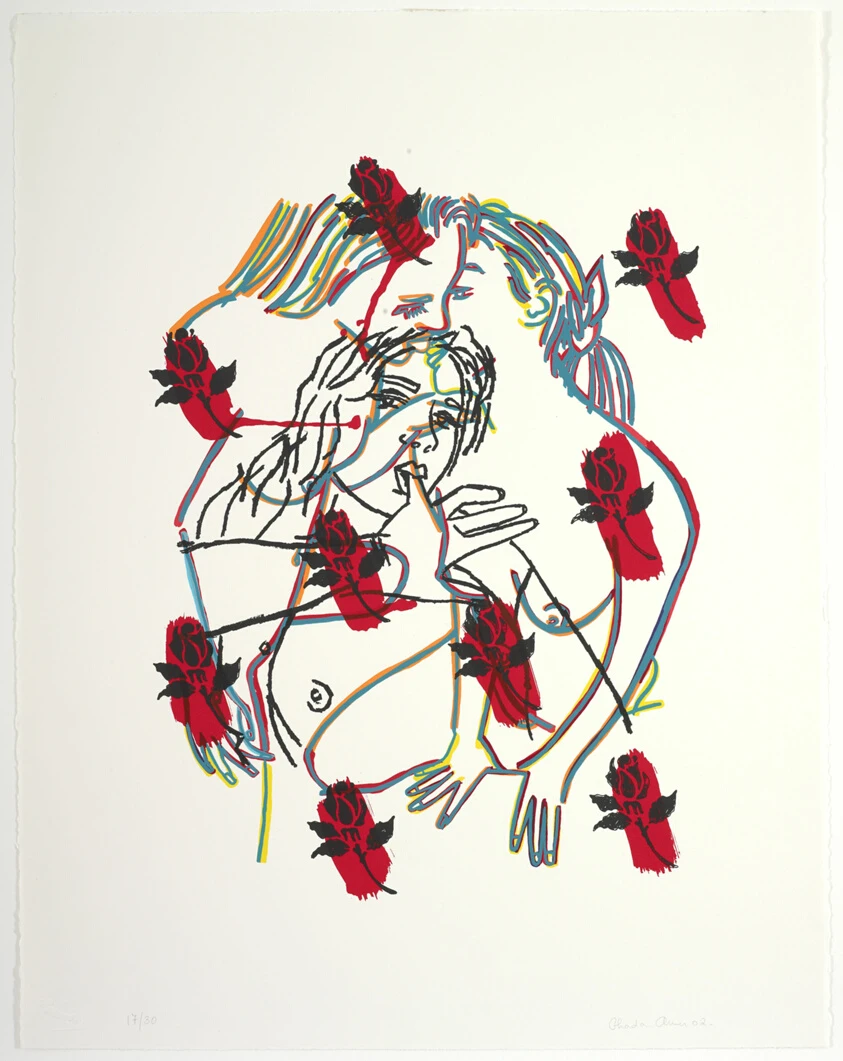 The Roses by Ghada Amer