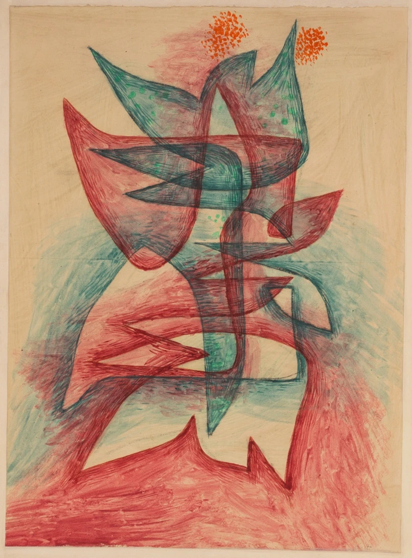 Blooming Plant by Paul Klee