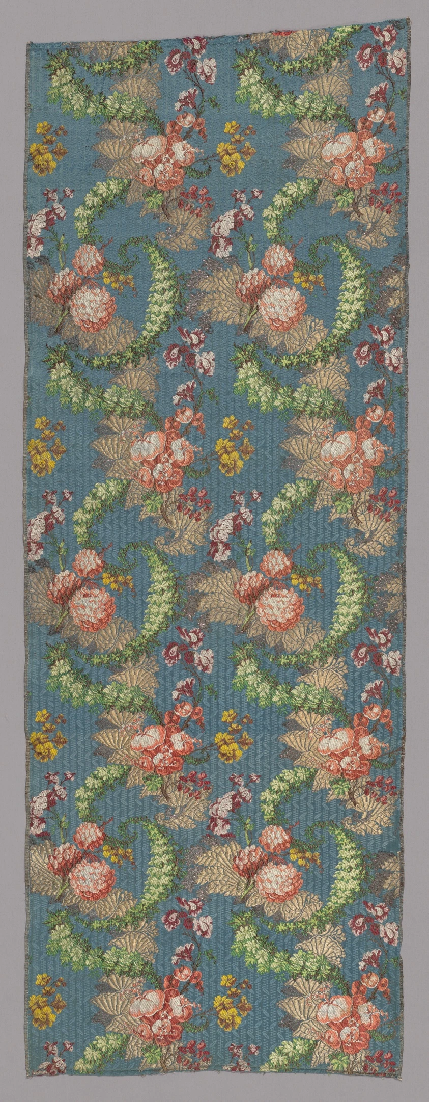 Length of Woven Silk by Style of Jean Baptiste Pillement