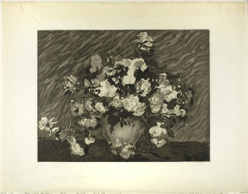 Roses by Jacques Villon