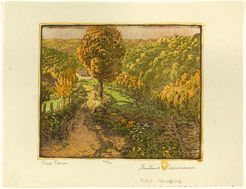 Rose Farm by Gustave Baumann