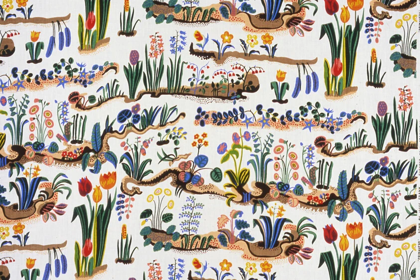 Primavera (Dress or Furnishing Fabric) by Josef Frank