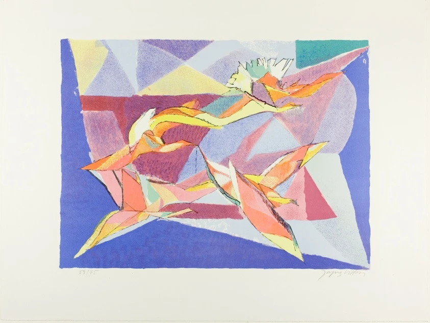Birds in Flight by Jacques Villon
