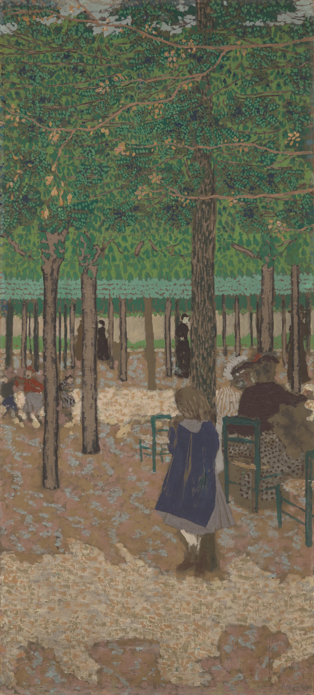 Under the Trees (from "The Public Gardens") by Édouard Vuillard