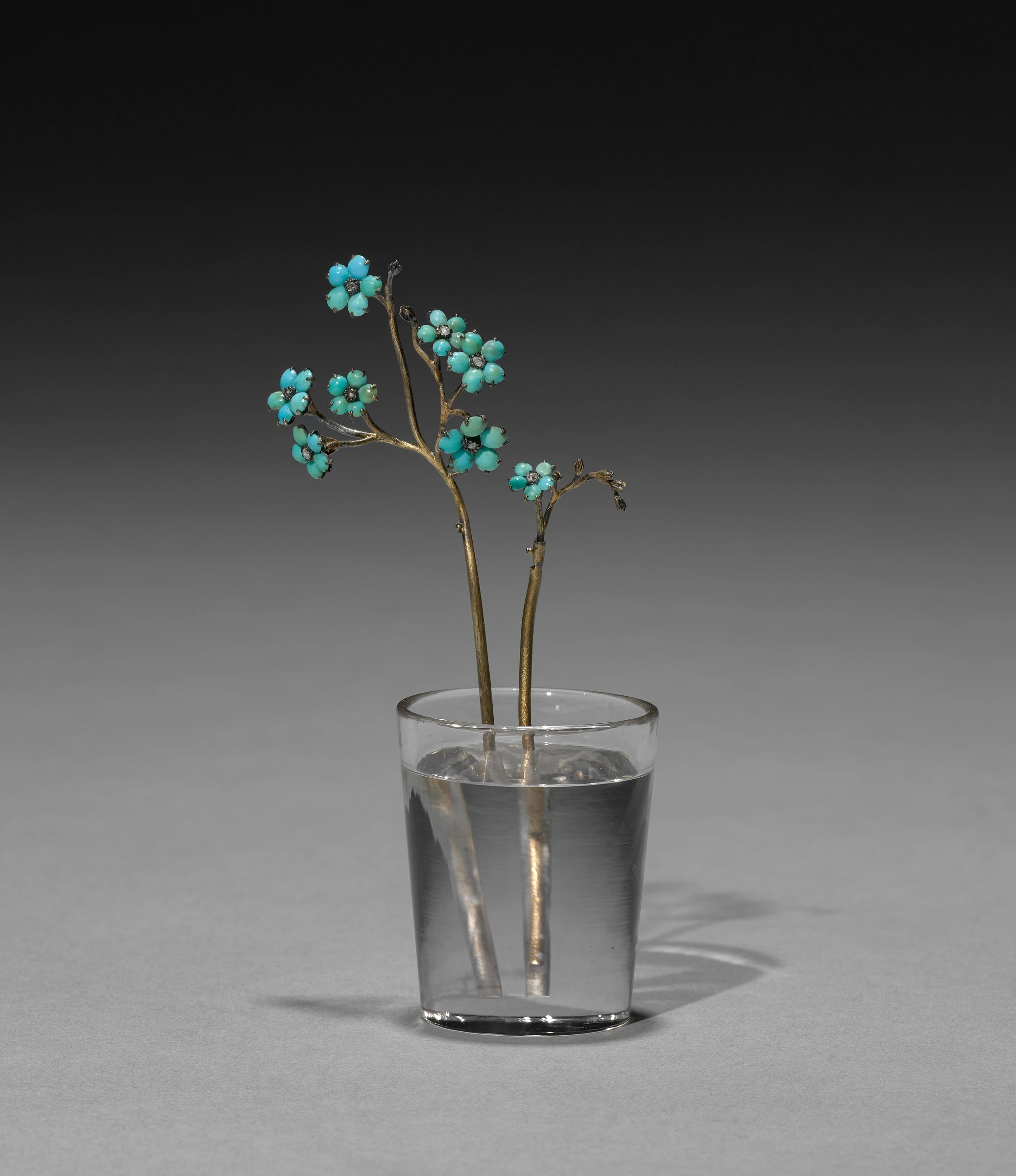 Flower Study of Forget-Me-Nots by House of Fabergé