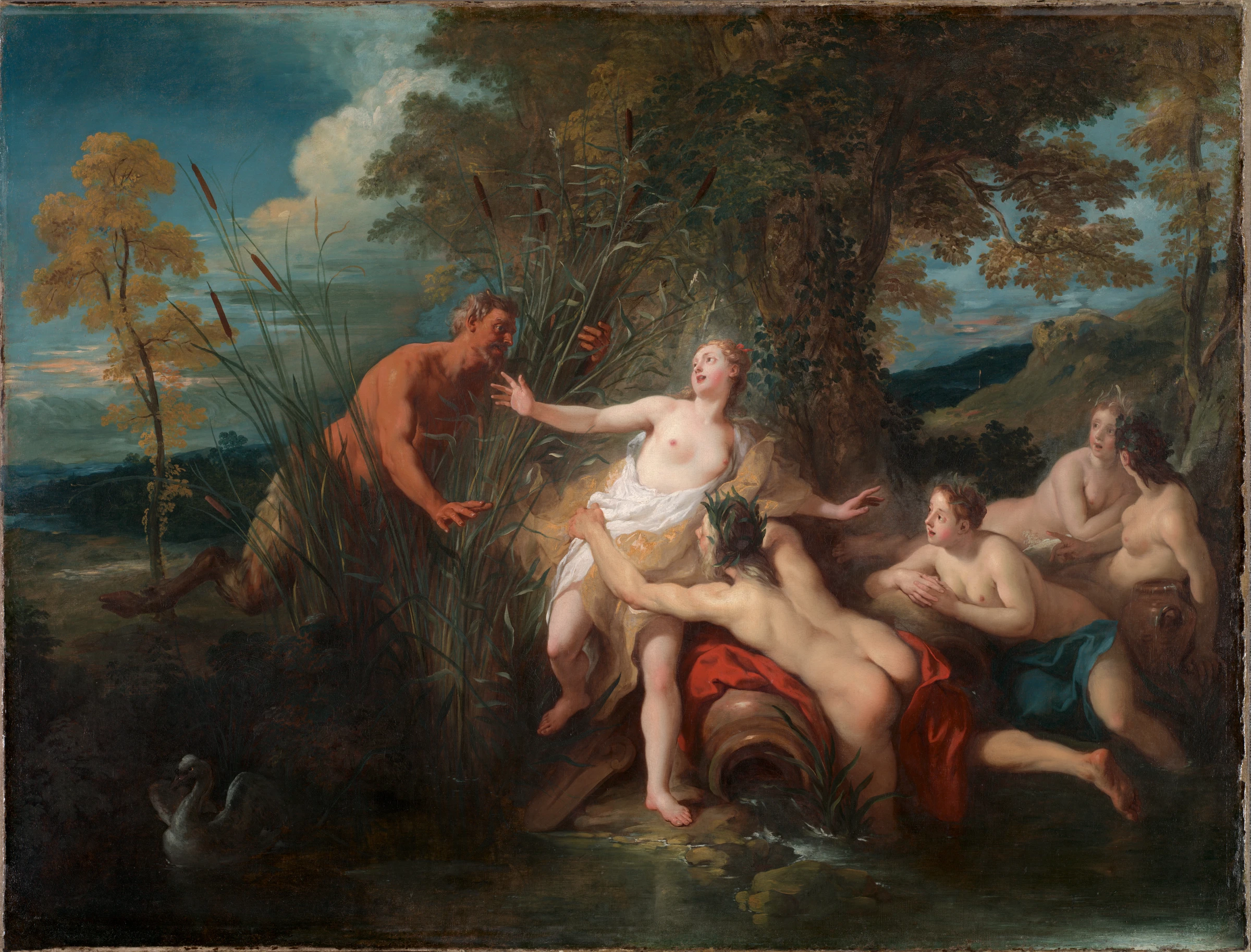 Pan and Syrinx by Jean François de Troy