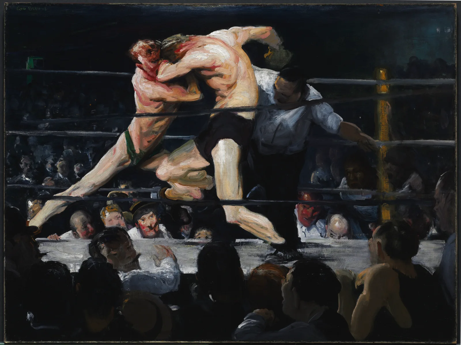 Stag at Sharkey's by George Bellows