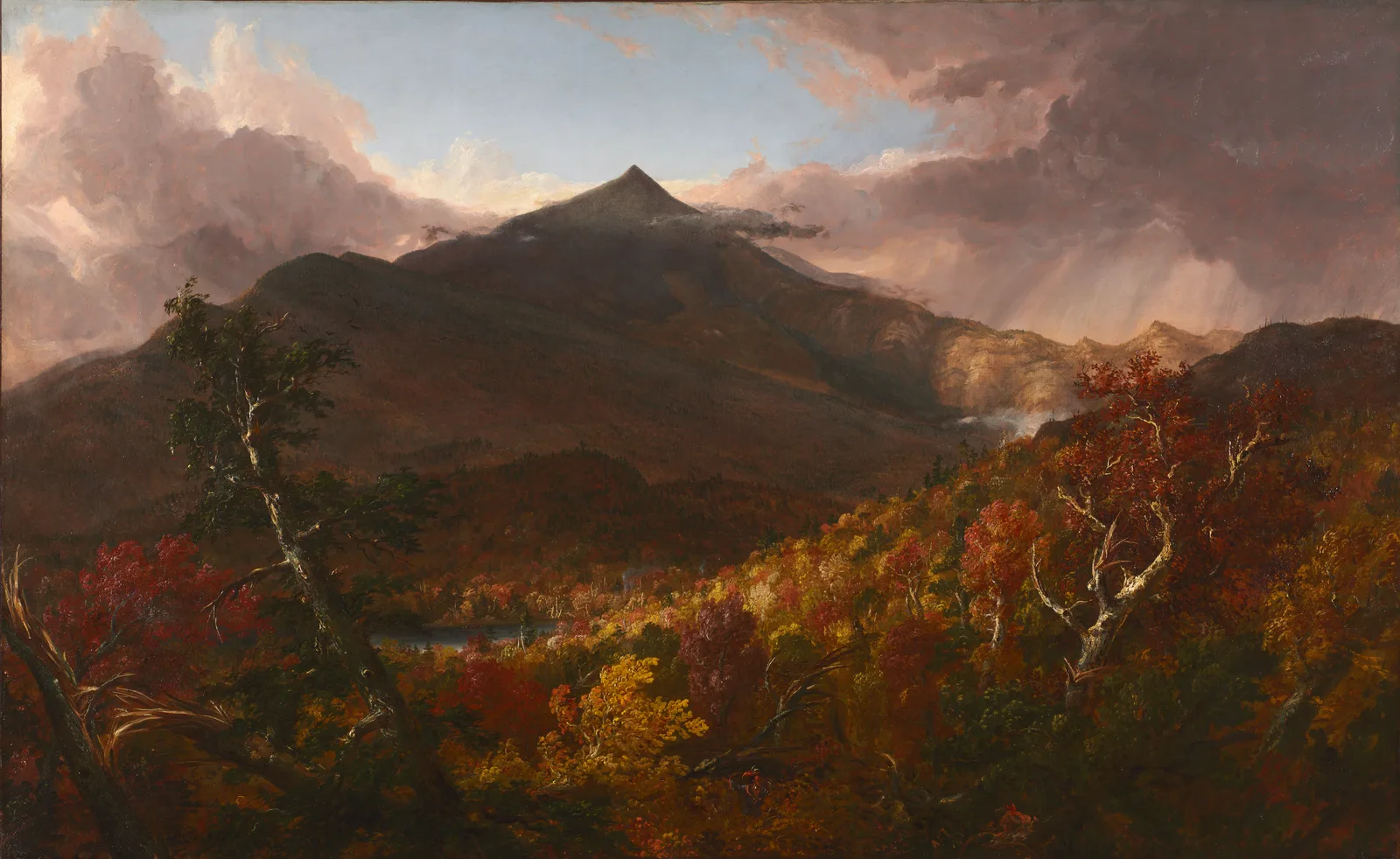 View of Schroon Mountain, Essex County, New York, After a Storm by Thomas Cole