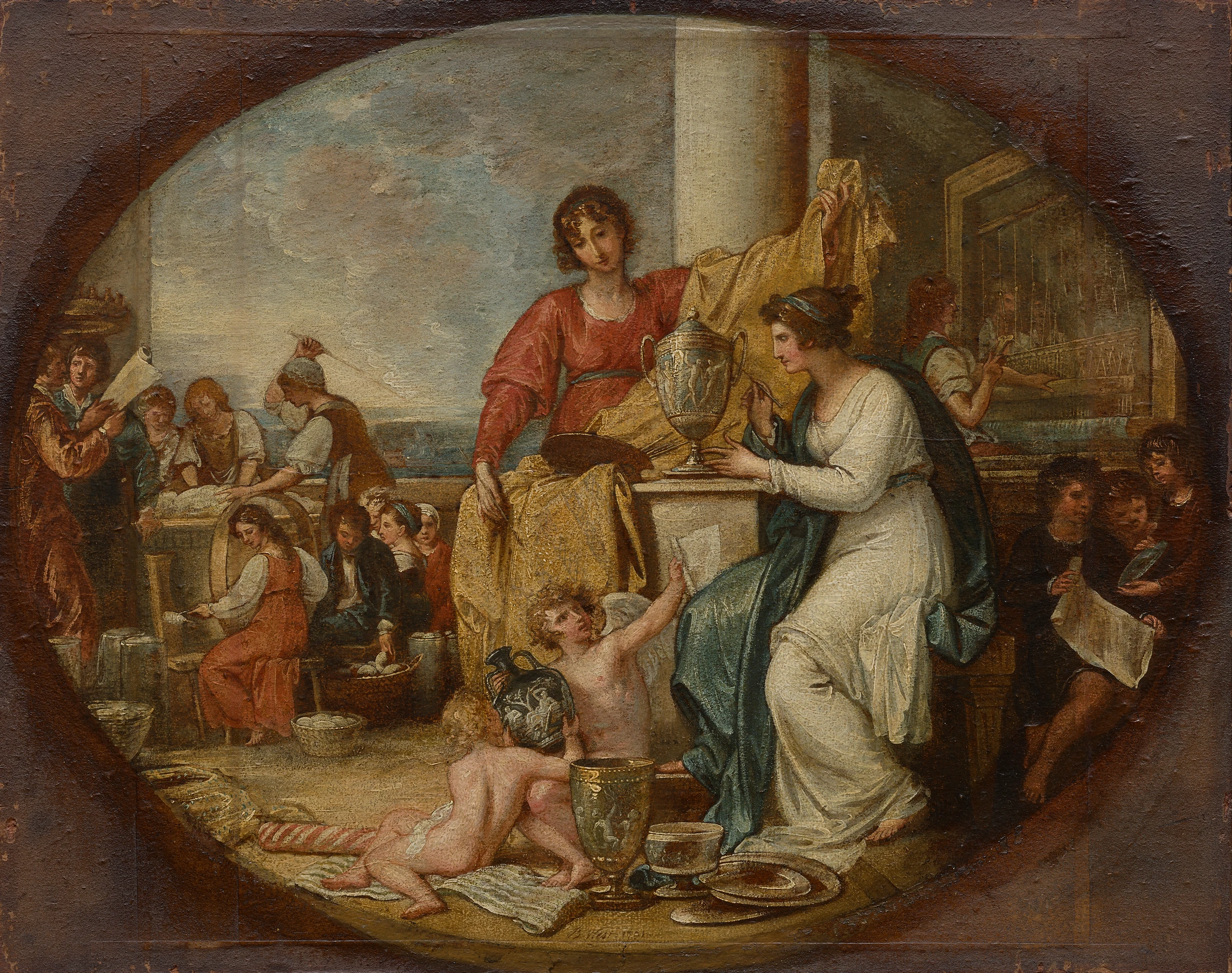 British Manufactory; A Sketch by Benjamin West