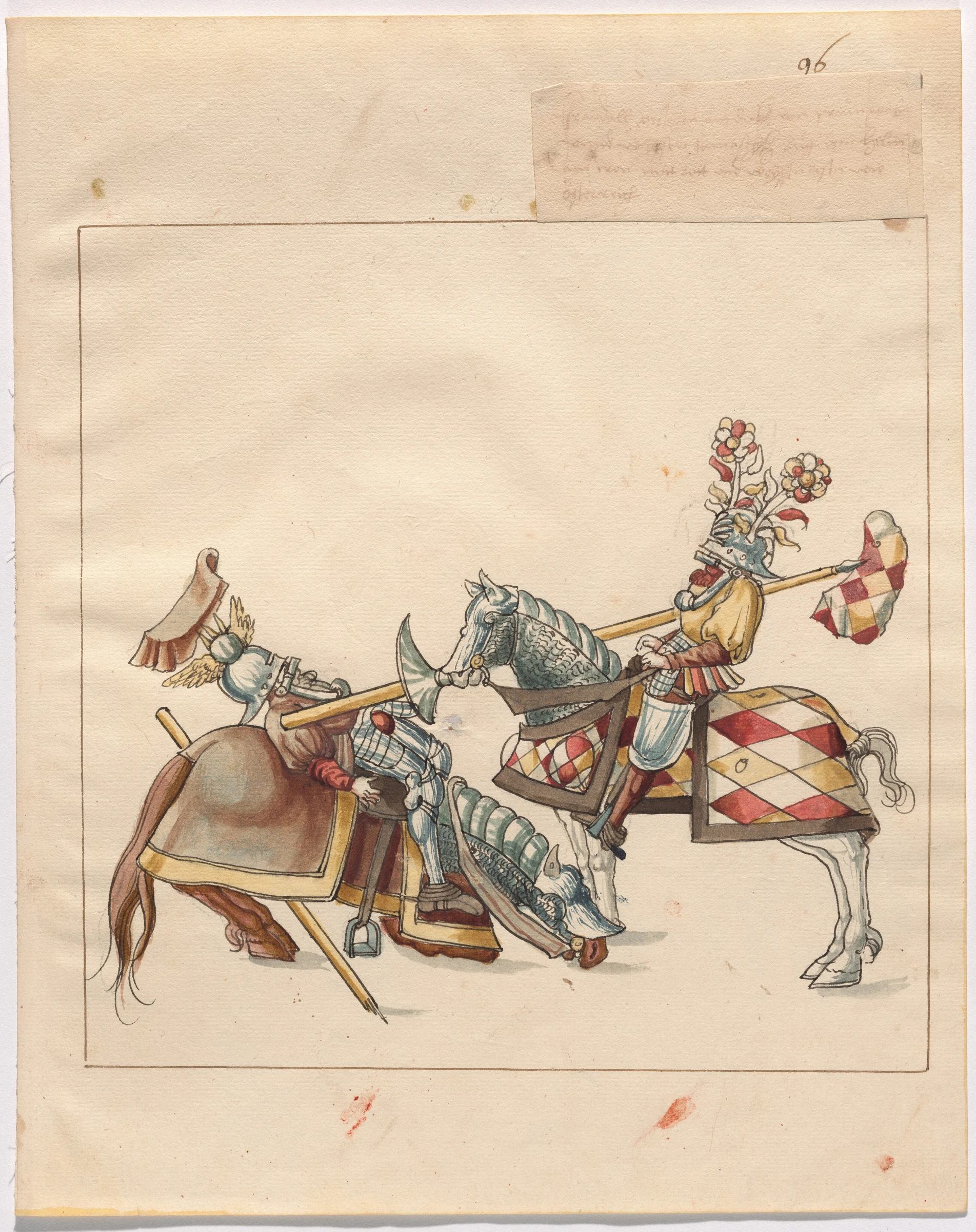 mock joust of war with flying shields and without bevors 1943.3.4493