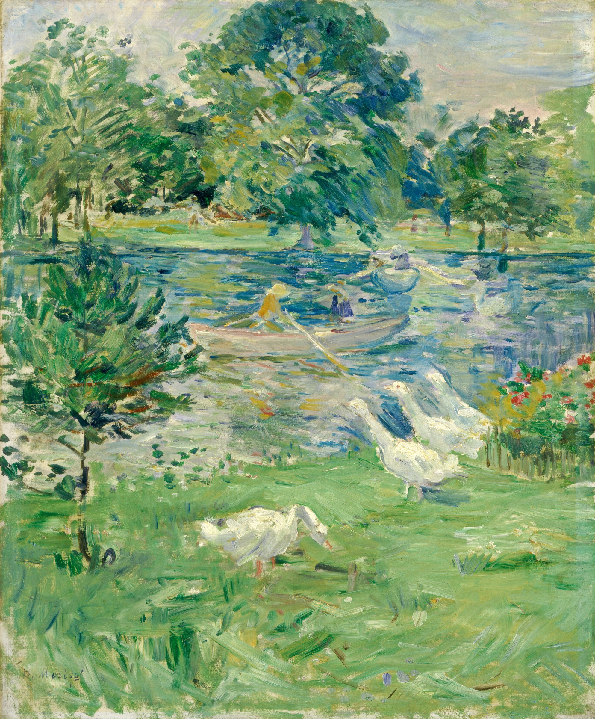 Girl In A Boat With Geese 1970.17.50