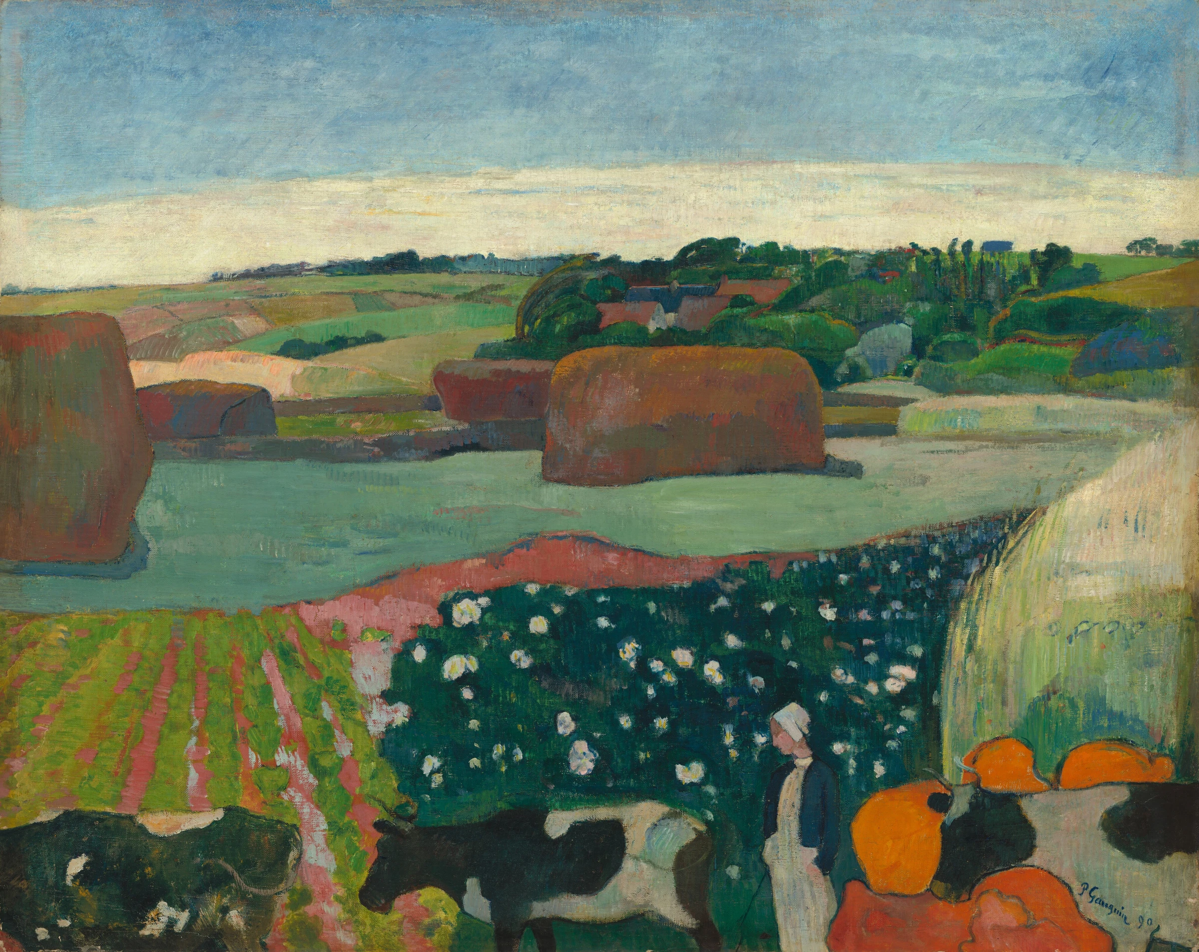 Haystacks In Brittany 1972.9.11