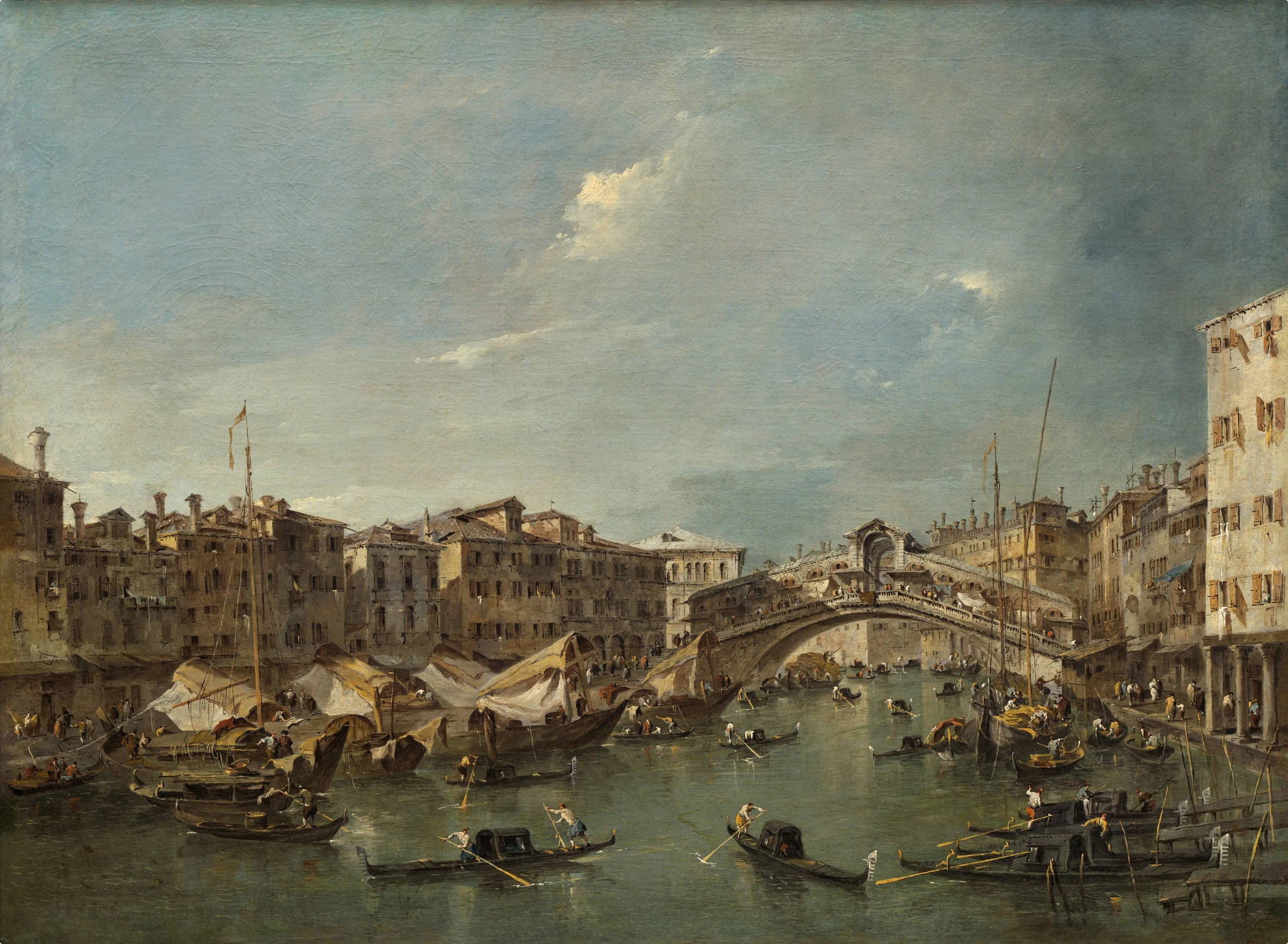 Grand Canal With The Rialto Bridge, Venice 1942.9.27
