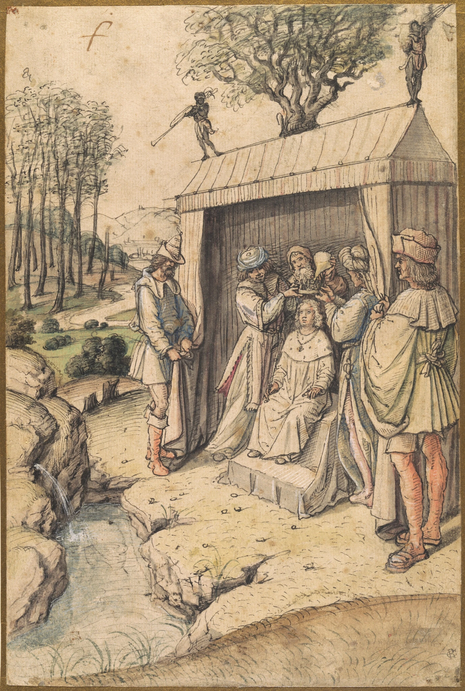 the coronation of solomon by the spring of gihon 2006.111.3