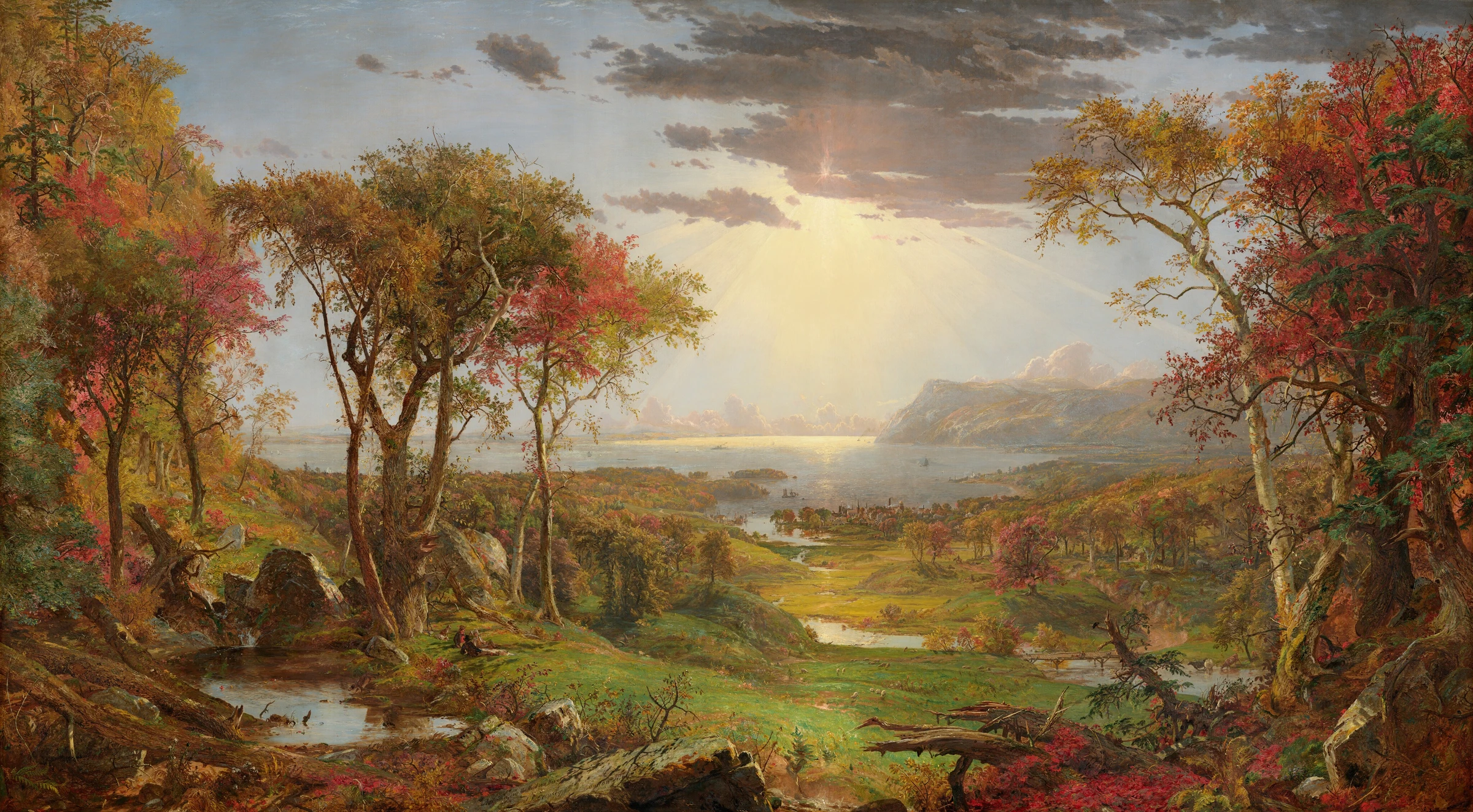 Autumn On The Hudson River 1963.9.1