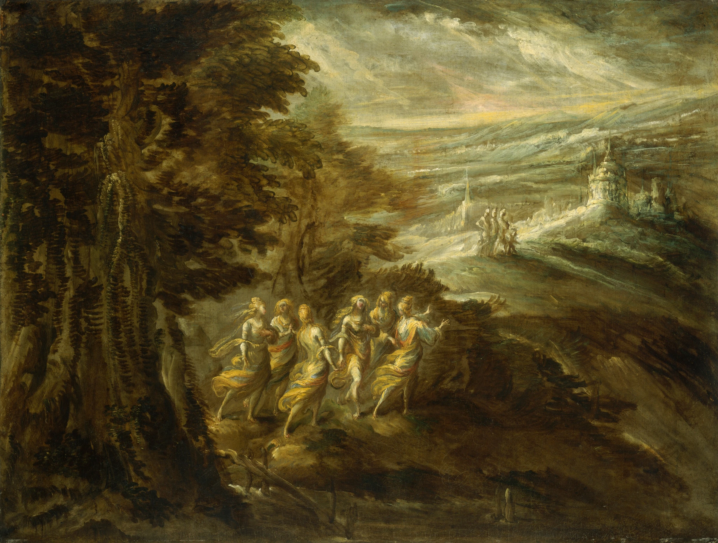 Fantastic Landscape With Figures 1952.4.1