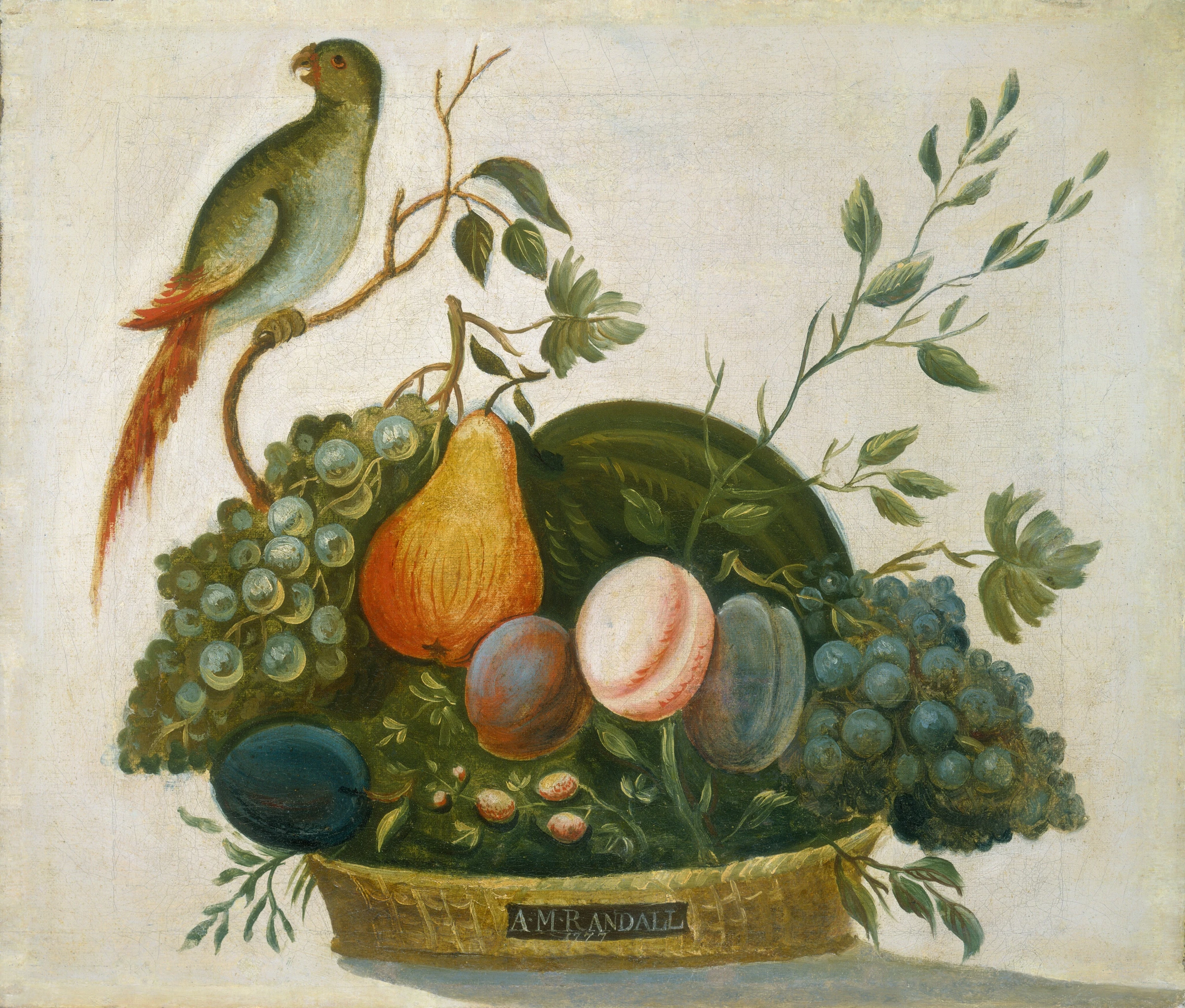 Basket Of Fruit With Parrot 1980.62.20