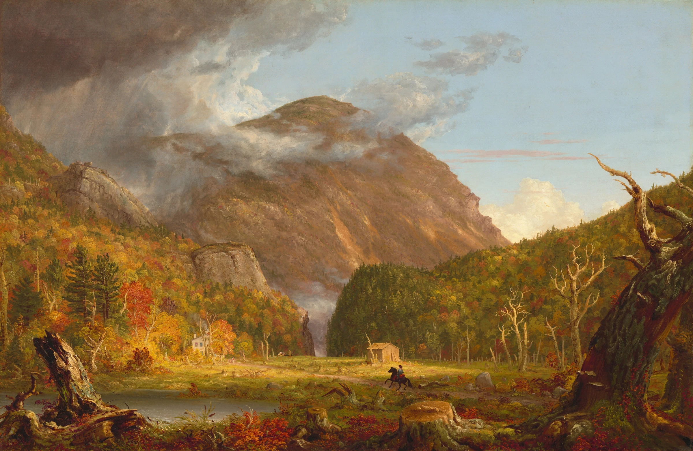 A View Of The Mountain Pass Called The Notch Of The White Mountains (Crawford Notch) 1967.8.1