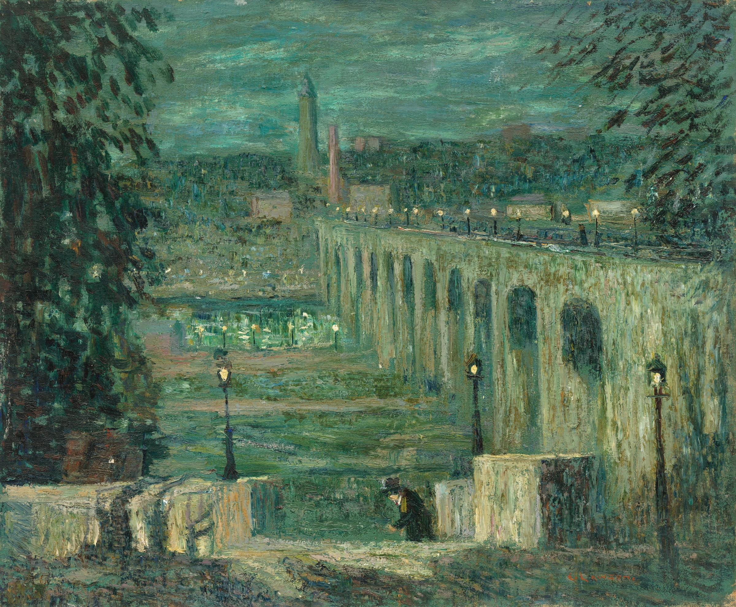 High Bridge At Night, New York City 2016.129.1
