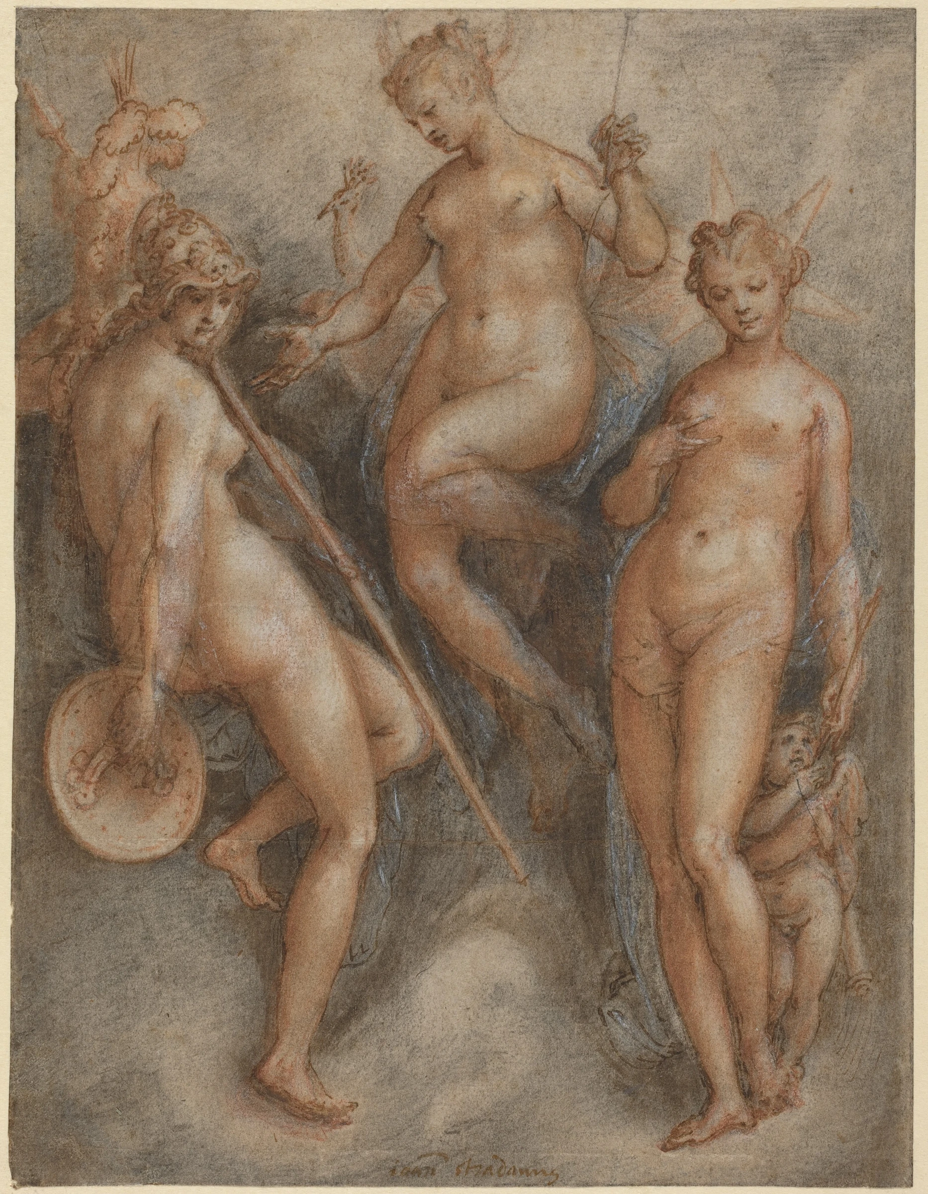three goddesses minerva, juno and venus 1973.31.1