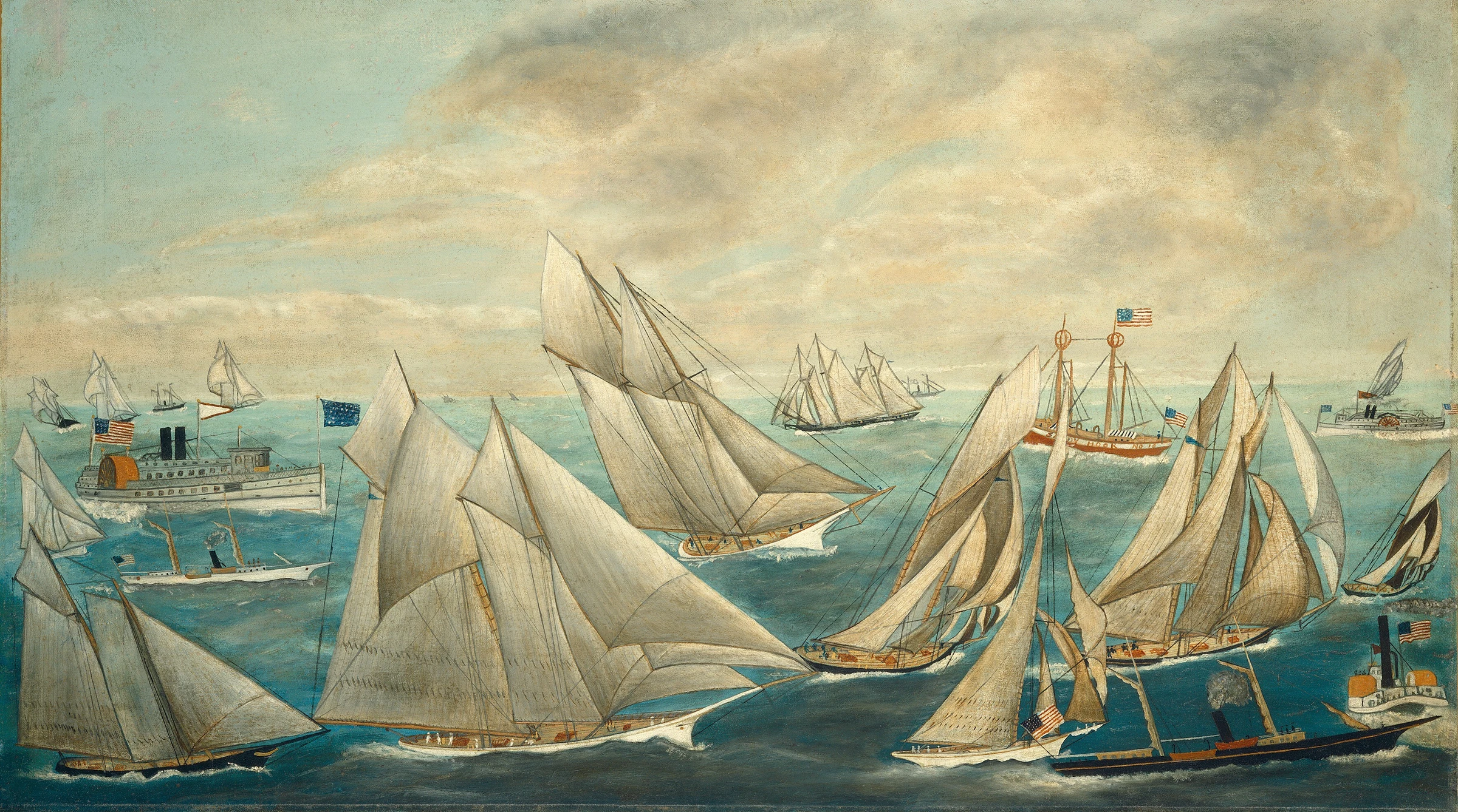 Imaginary Regatta Of America'S Cup Winners 1953.5.90