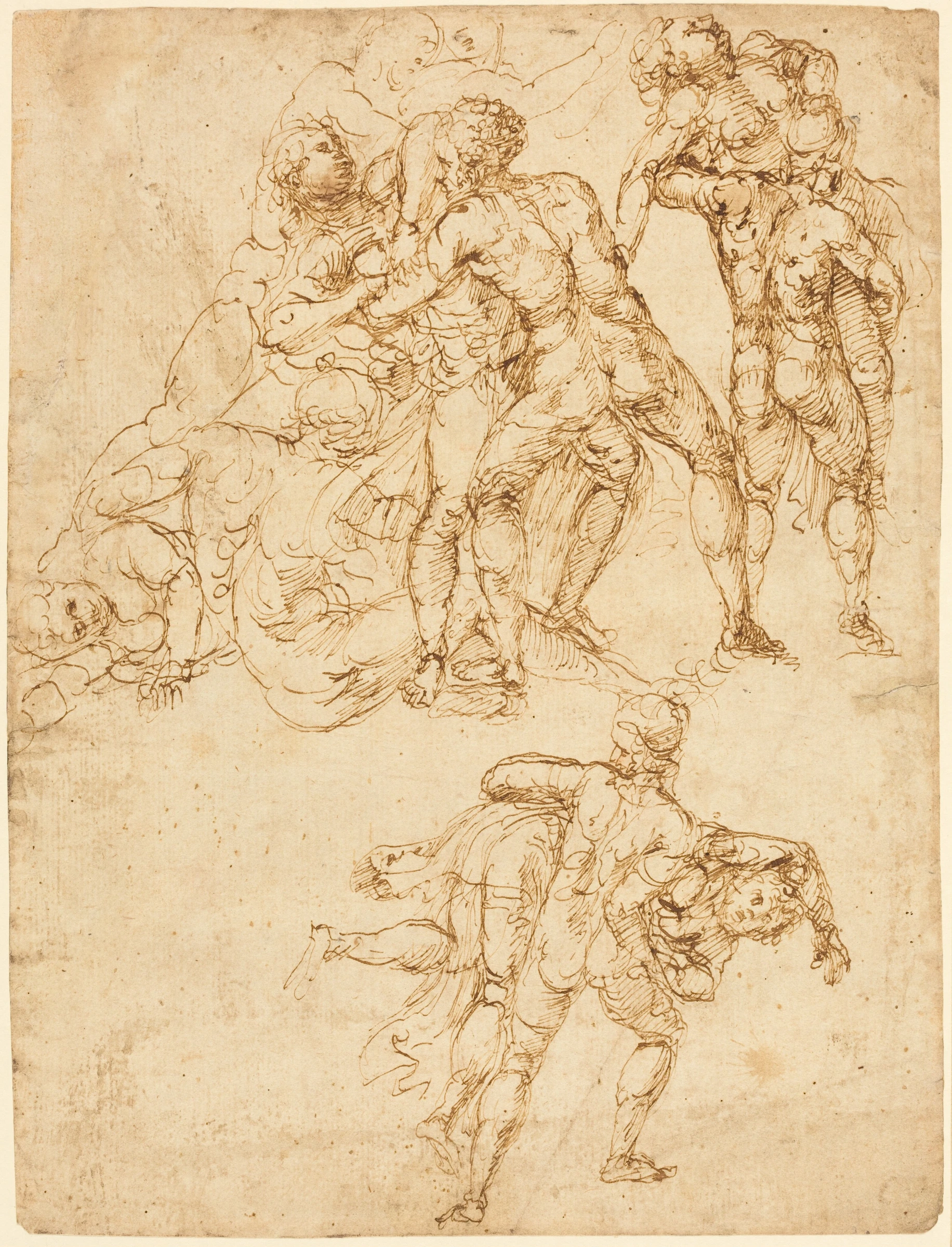 studies for the rape of the sabine women verso 1986.38.1.b