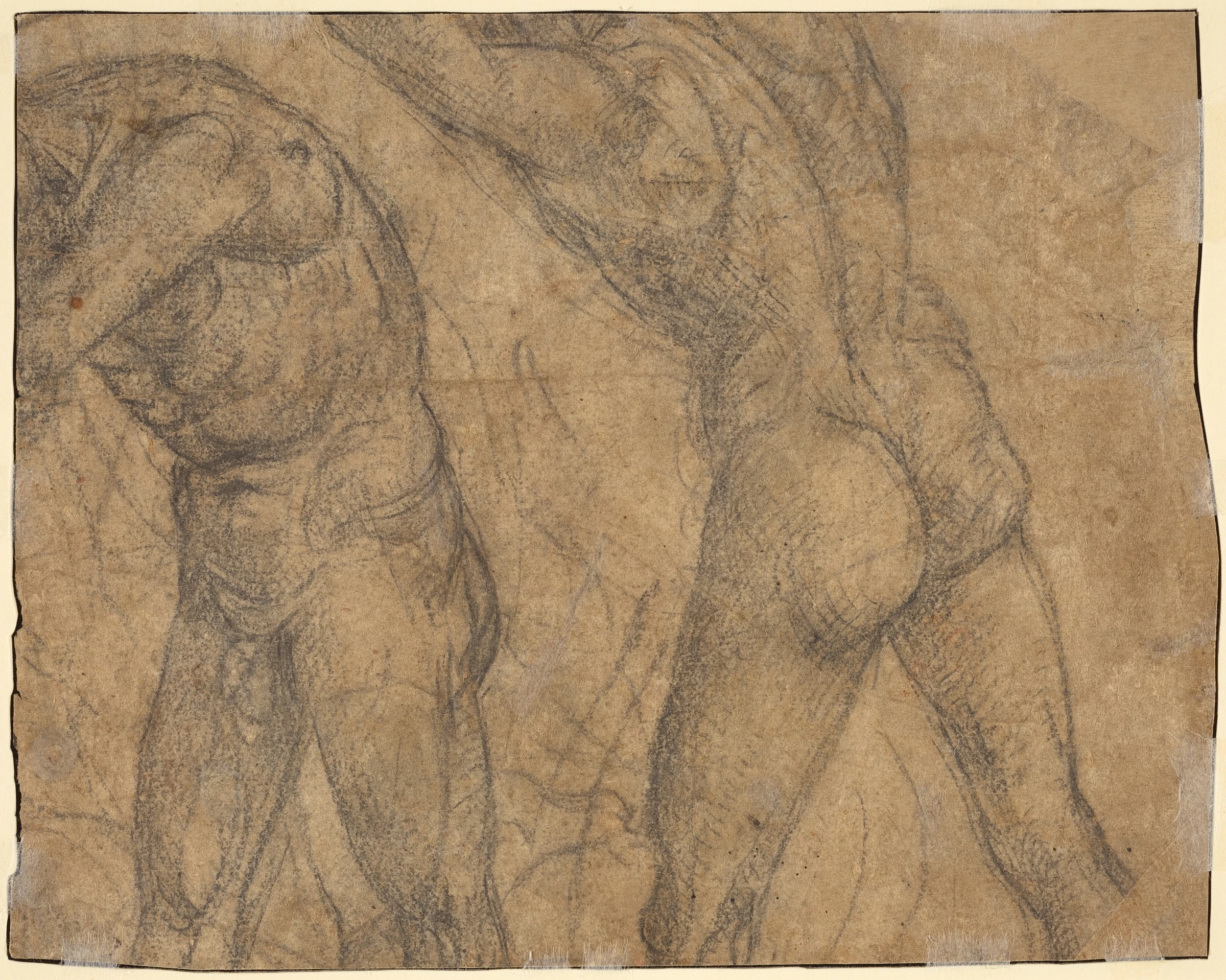 two nude figures verso 1991.8.1.b