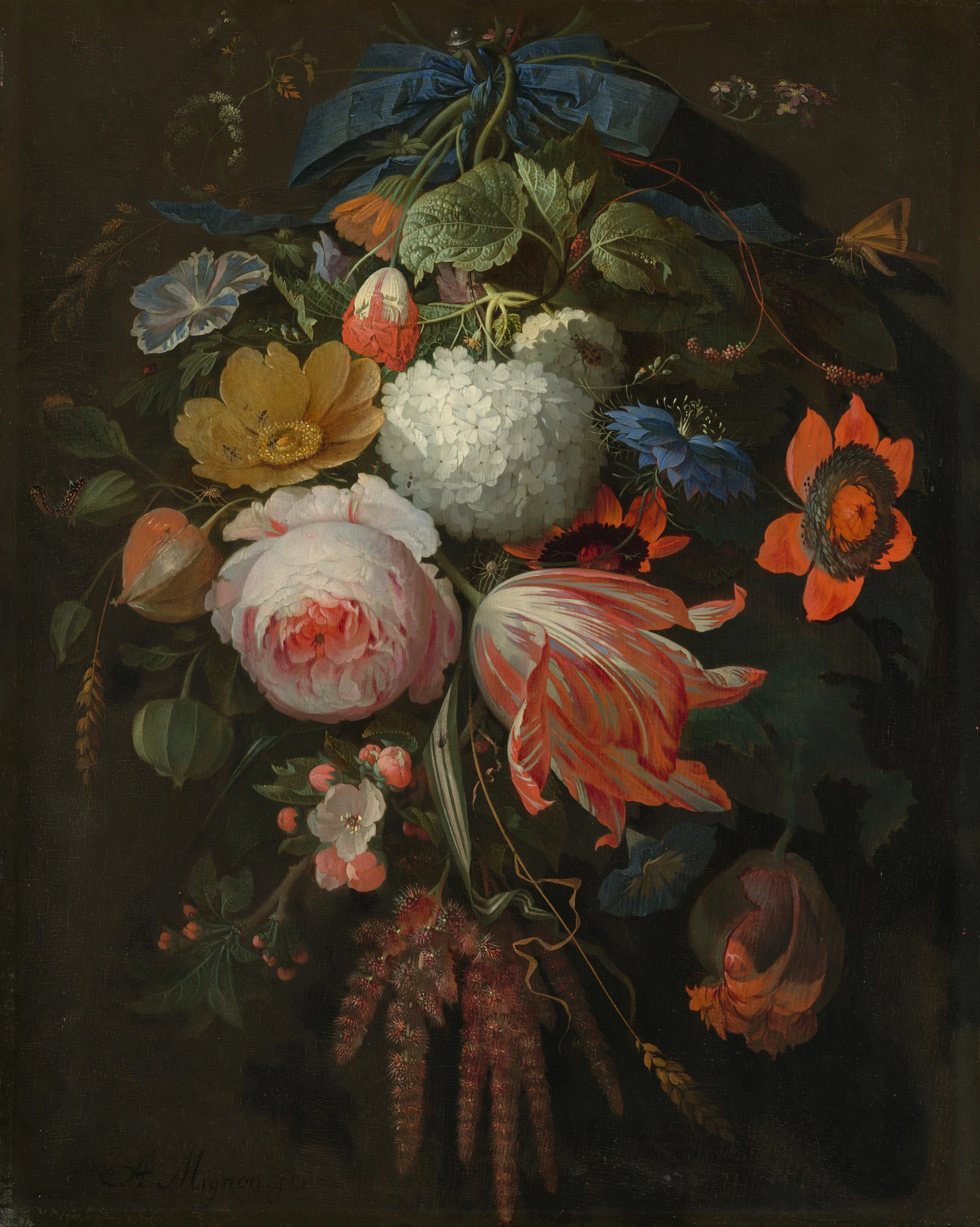 A Hanging Bouquet Of Flowers 1992.51.5