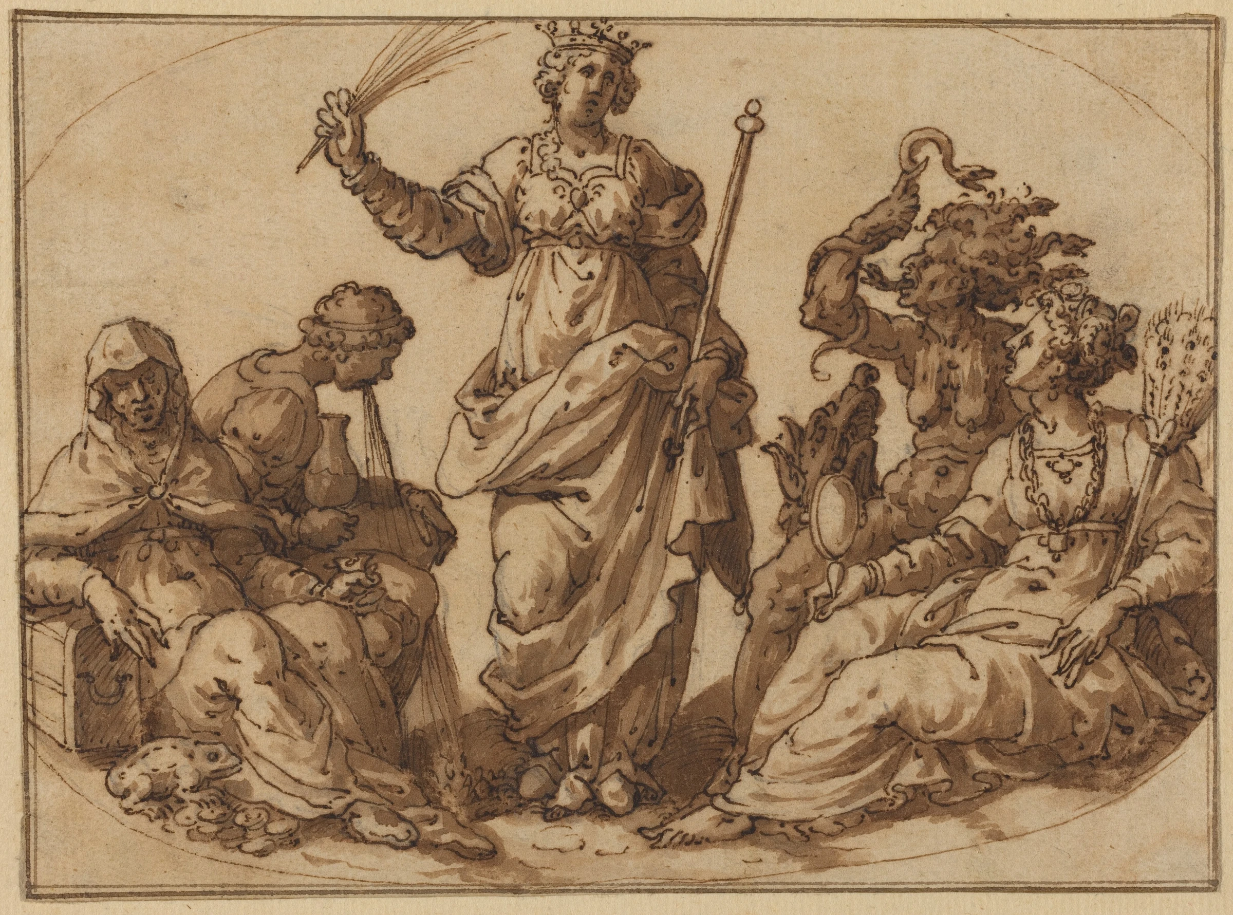 virtue triumphing over vices 1943.3.8886