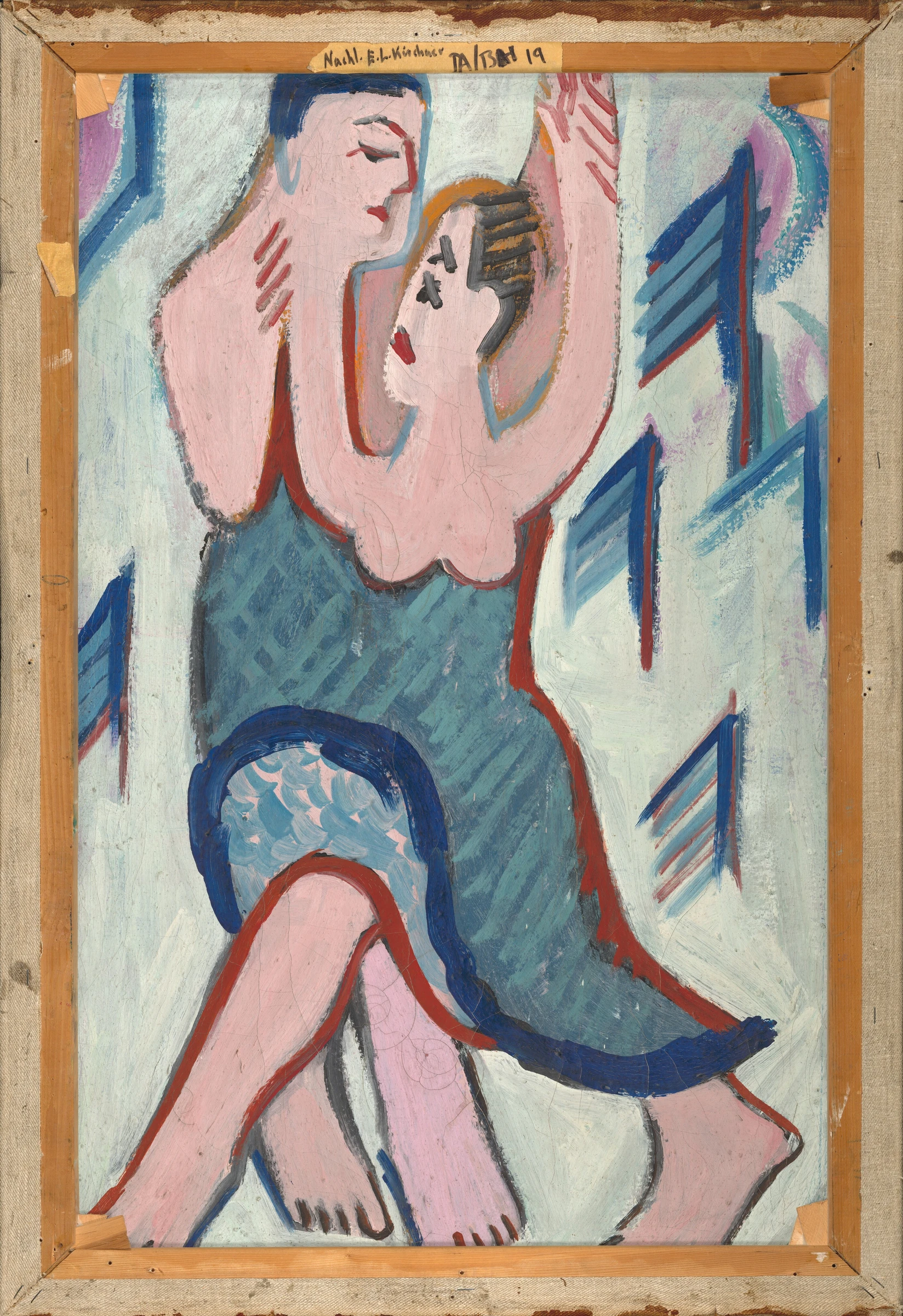 Dancing Couple In The Snow Reverse 1989.60.1.B