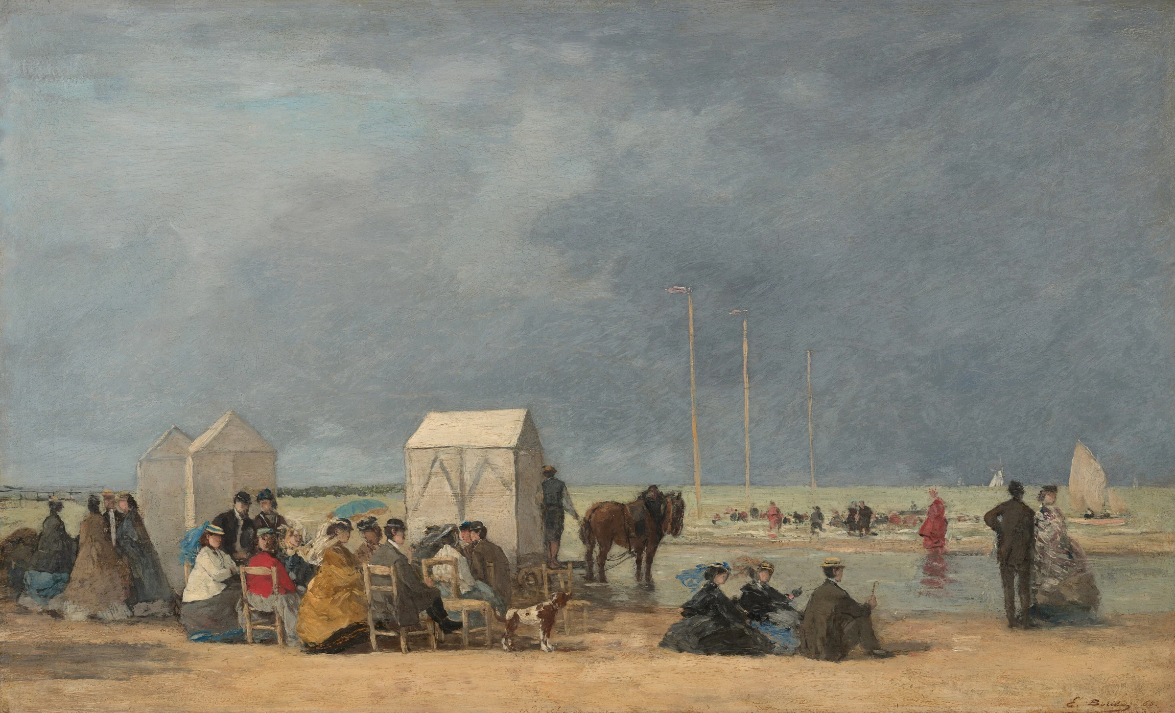 Bathing Time At Deauville 1983.1.8