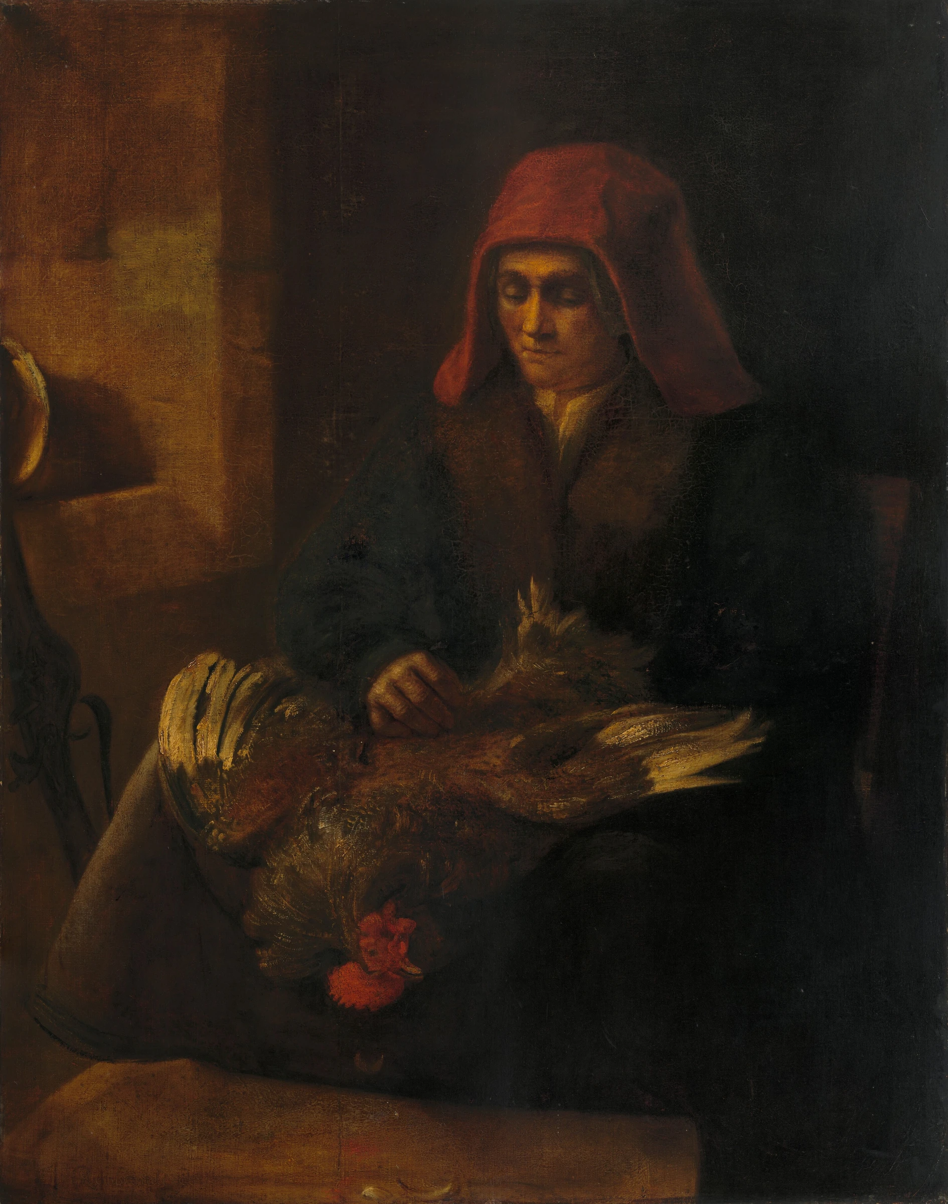 Old Woman Plucking A Fowl 1956.1.1