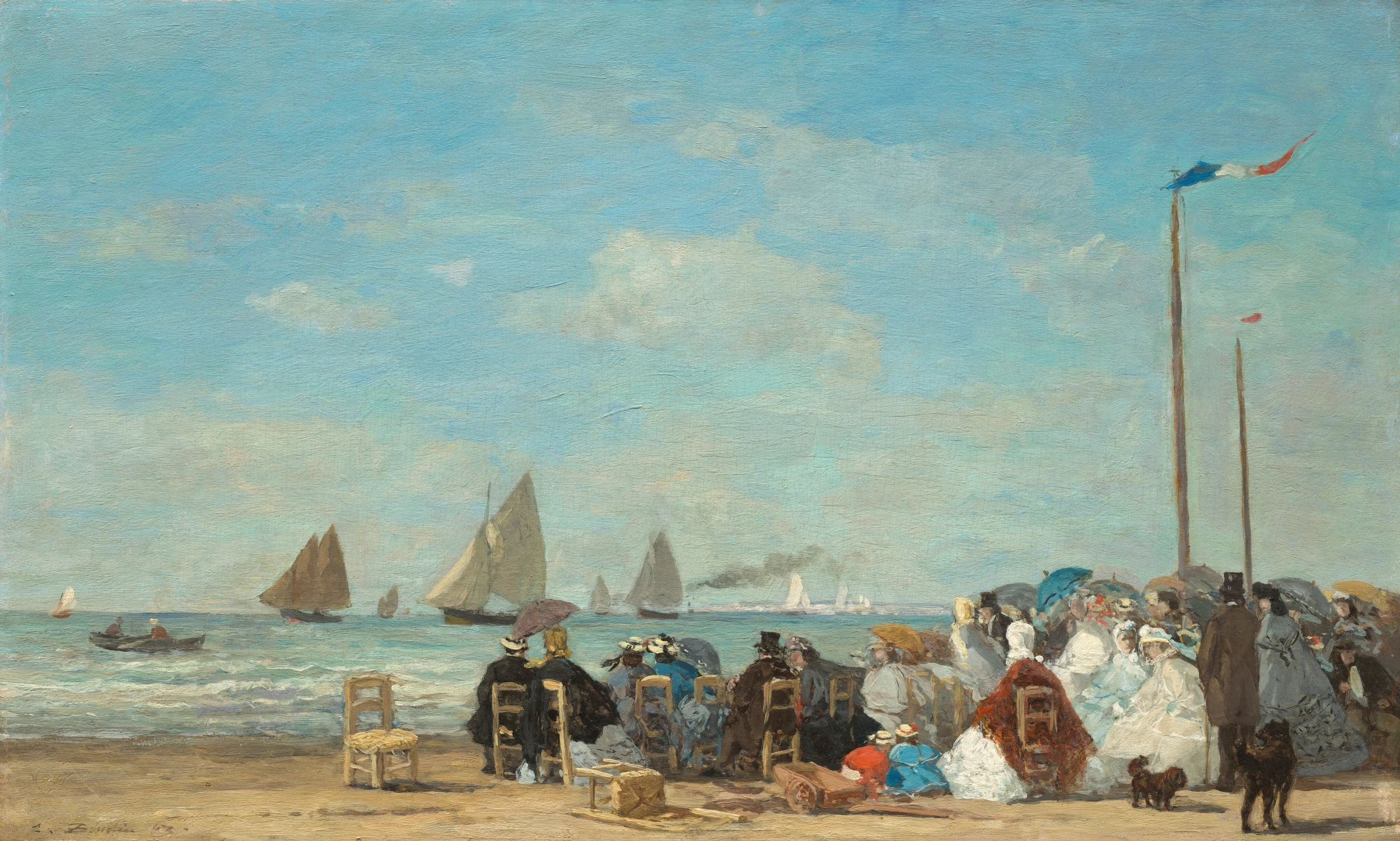 Beach Scene At Trouville 1983.1.14