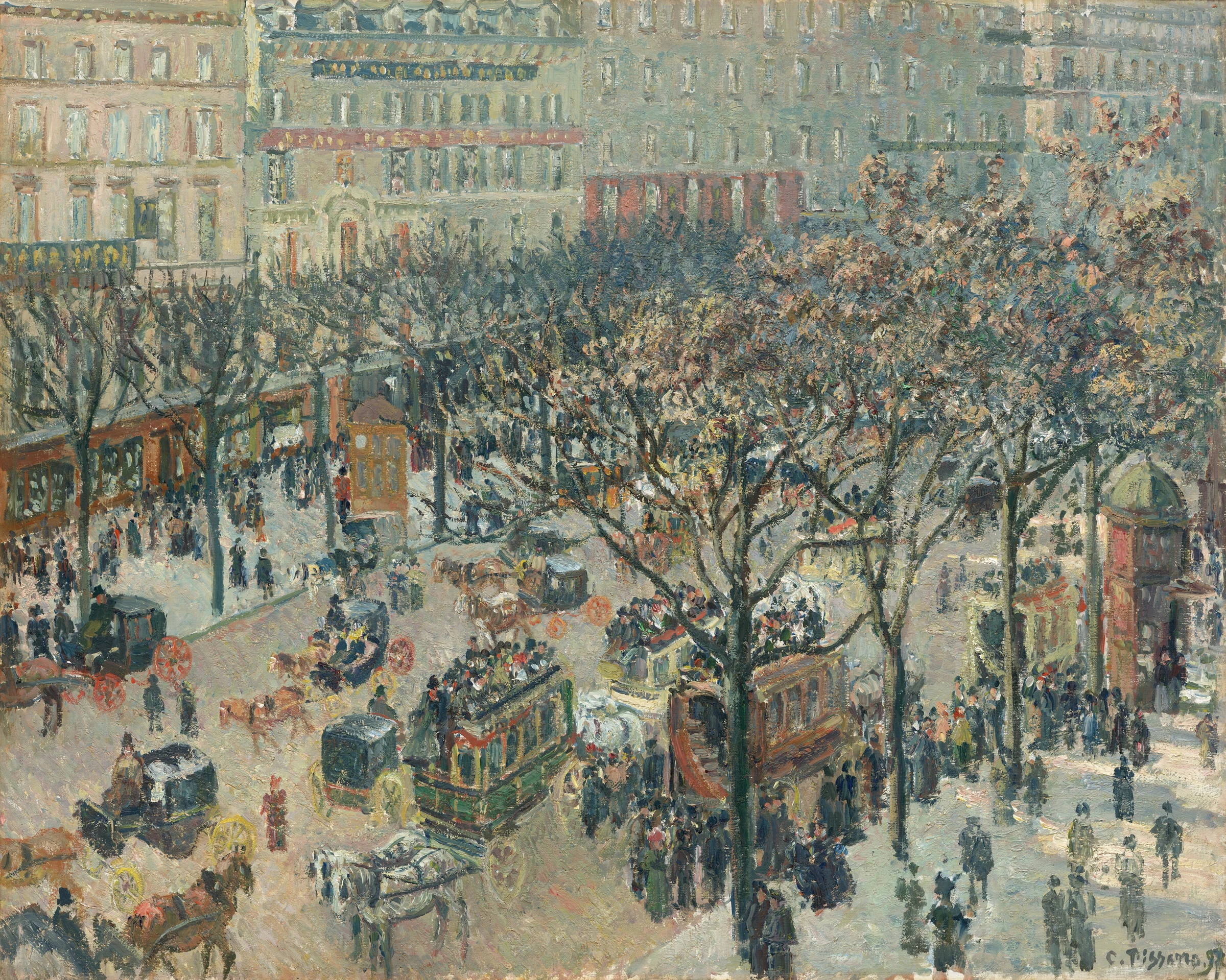 Boulevard Des Italiens, Morning, Sunlight 1963.10.198