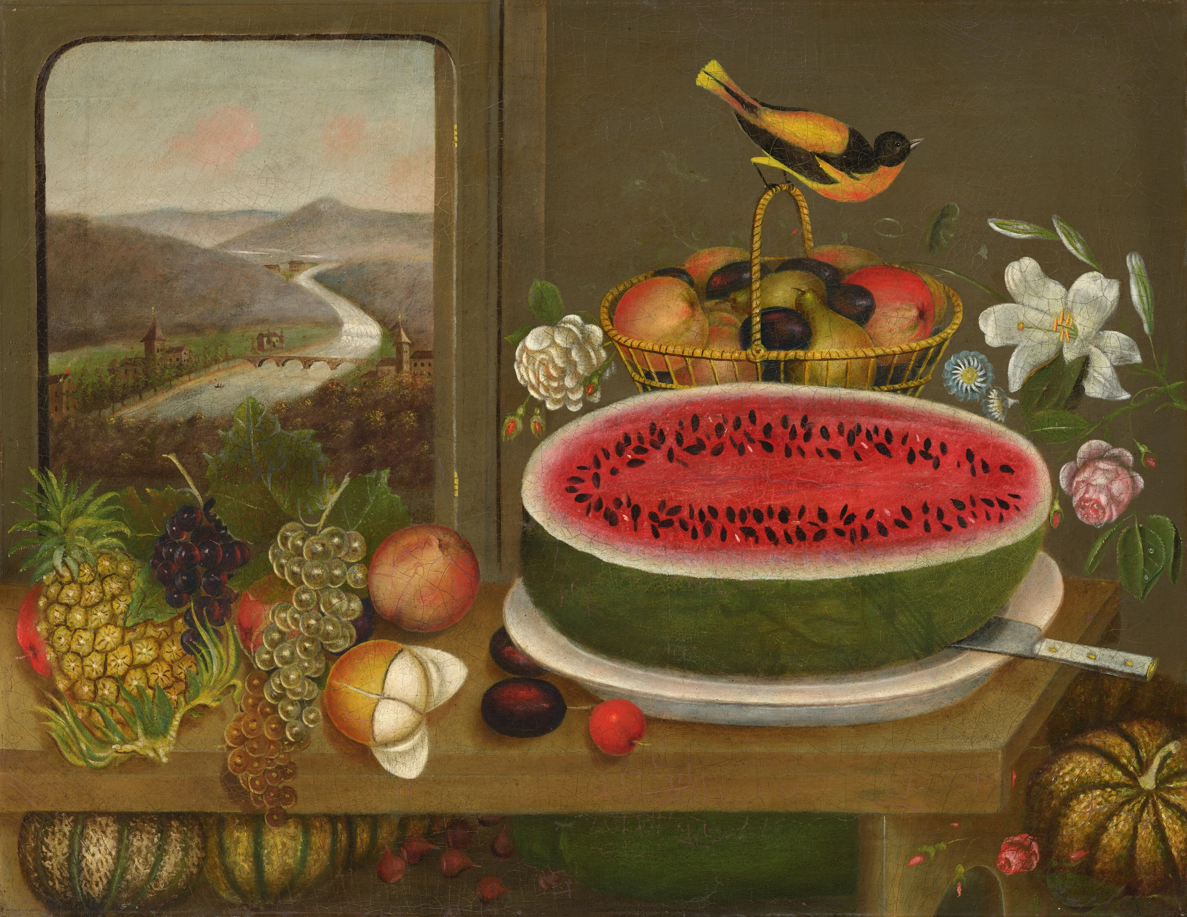 Fruit And Baltimore Oriole 1980.62.47