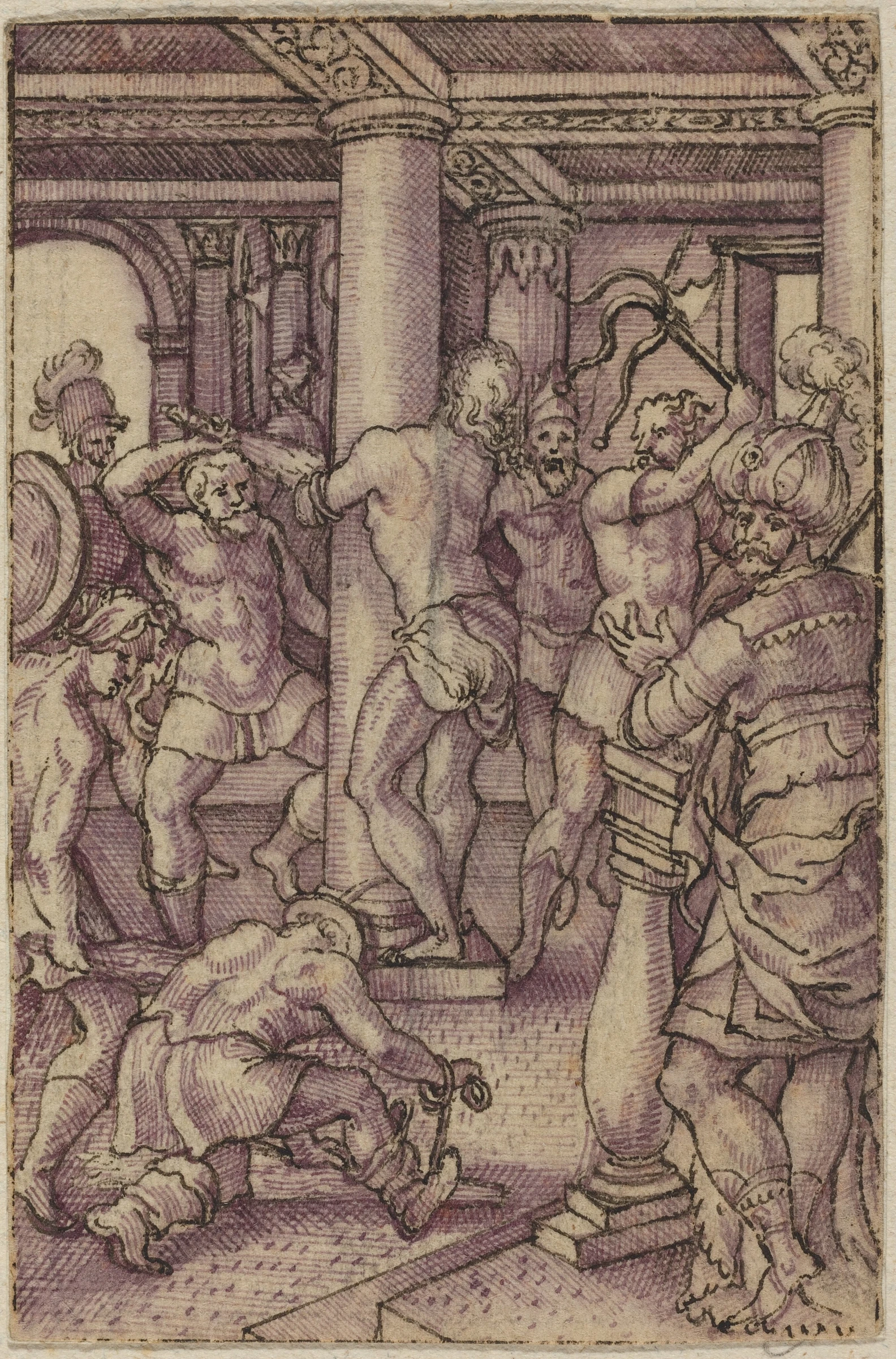 christ at the column 1952.8.306
