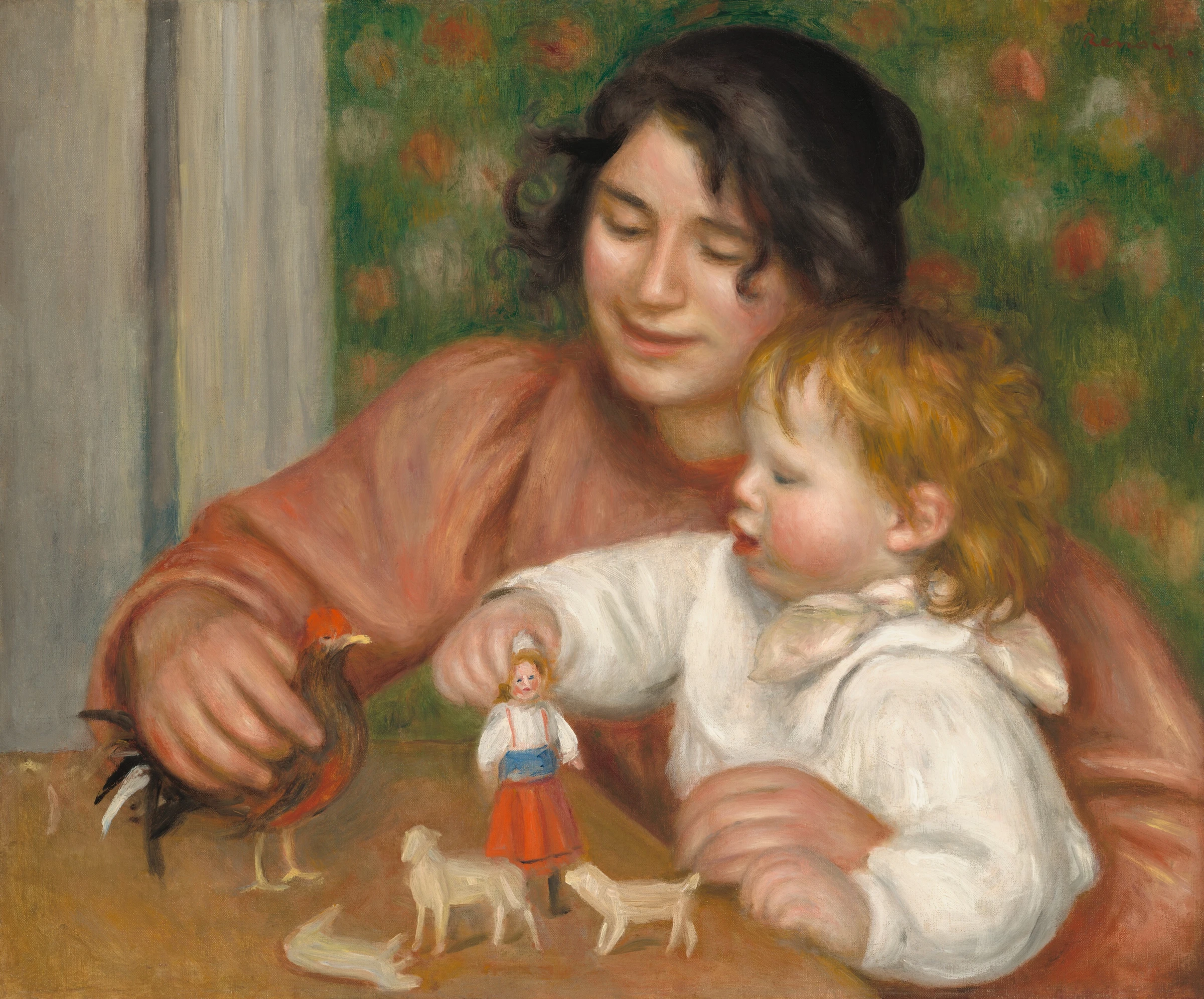 Child With Toys Gabrielle And The Artist'S Son, Jean 1985.64.36