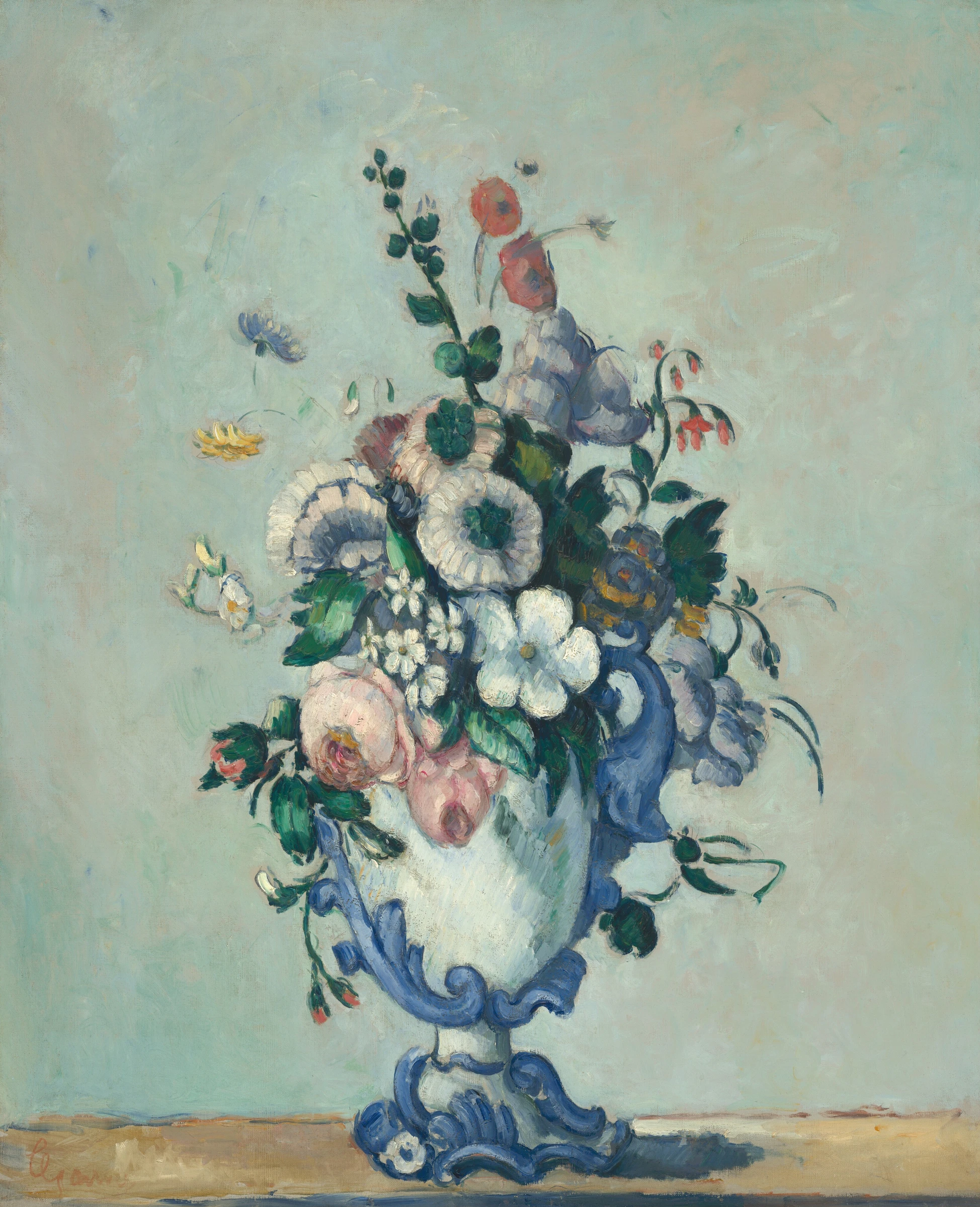 Flowers In A Rococo Vase 1963.10.105
