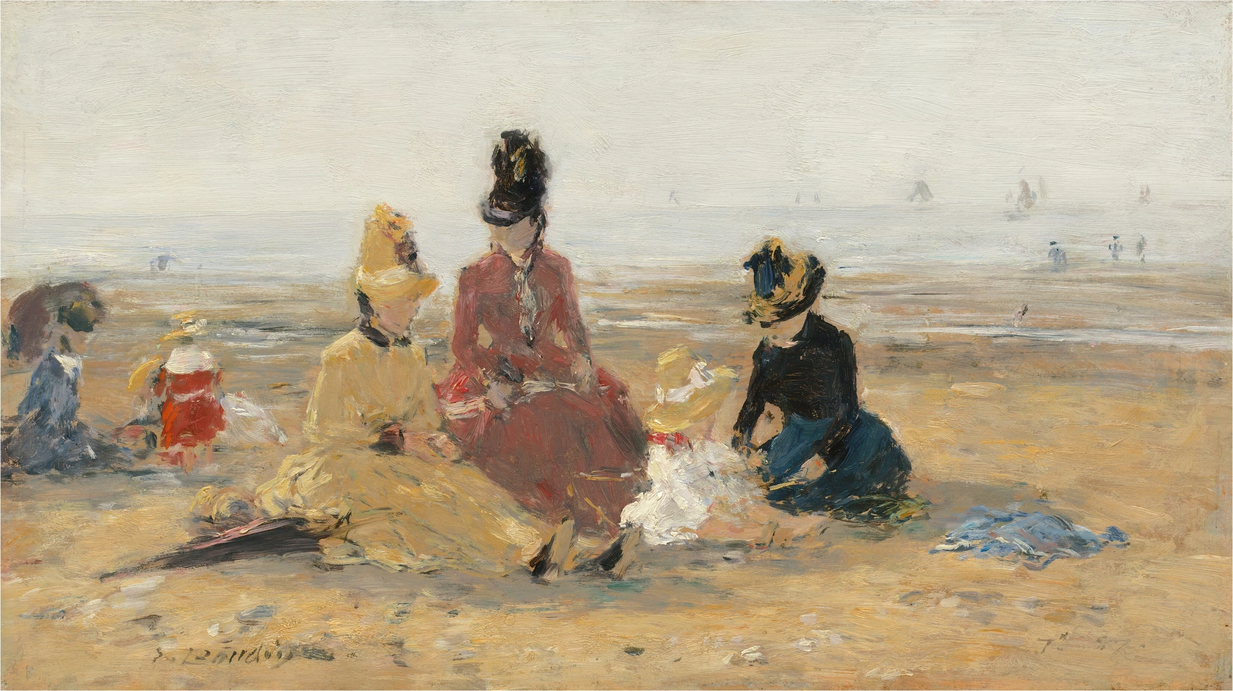 On The Beach, Trouville 1963.10.5