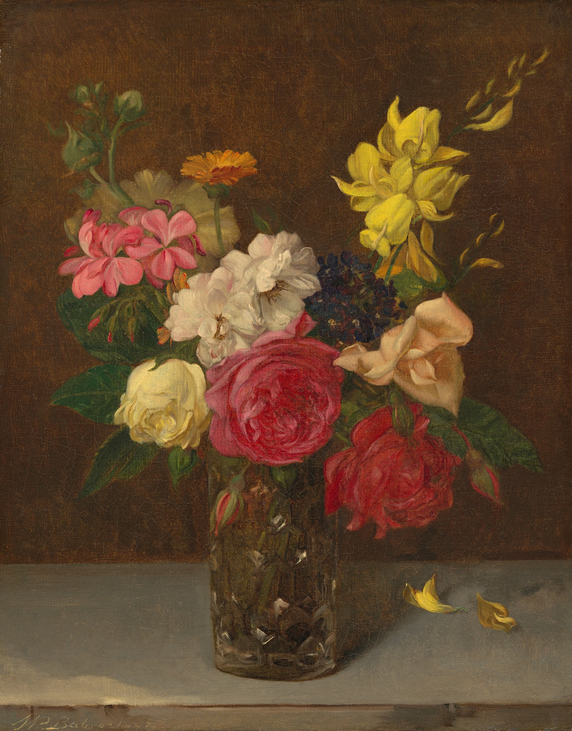 Flowers In A Cut Glass Vase 2018.44.1