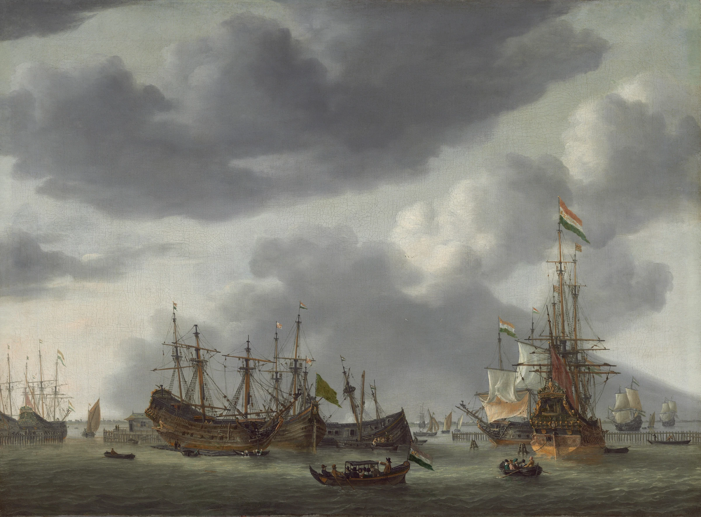 Amsterdam Harbor Scene 2011.3.1