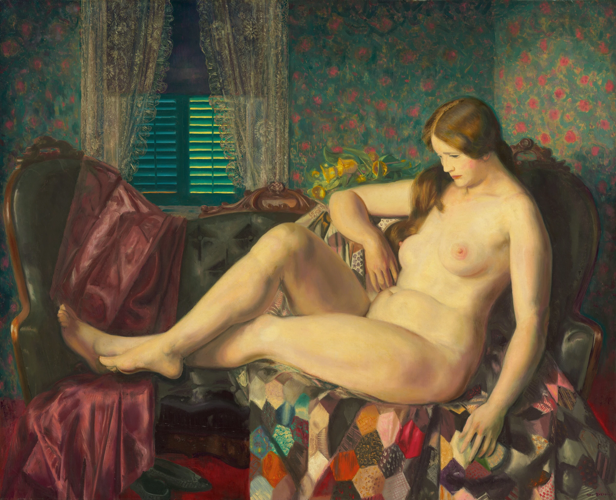 Nude With Hexagonal Quilt 1983.1.4