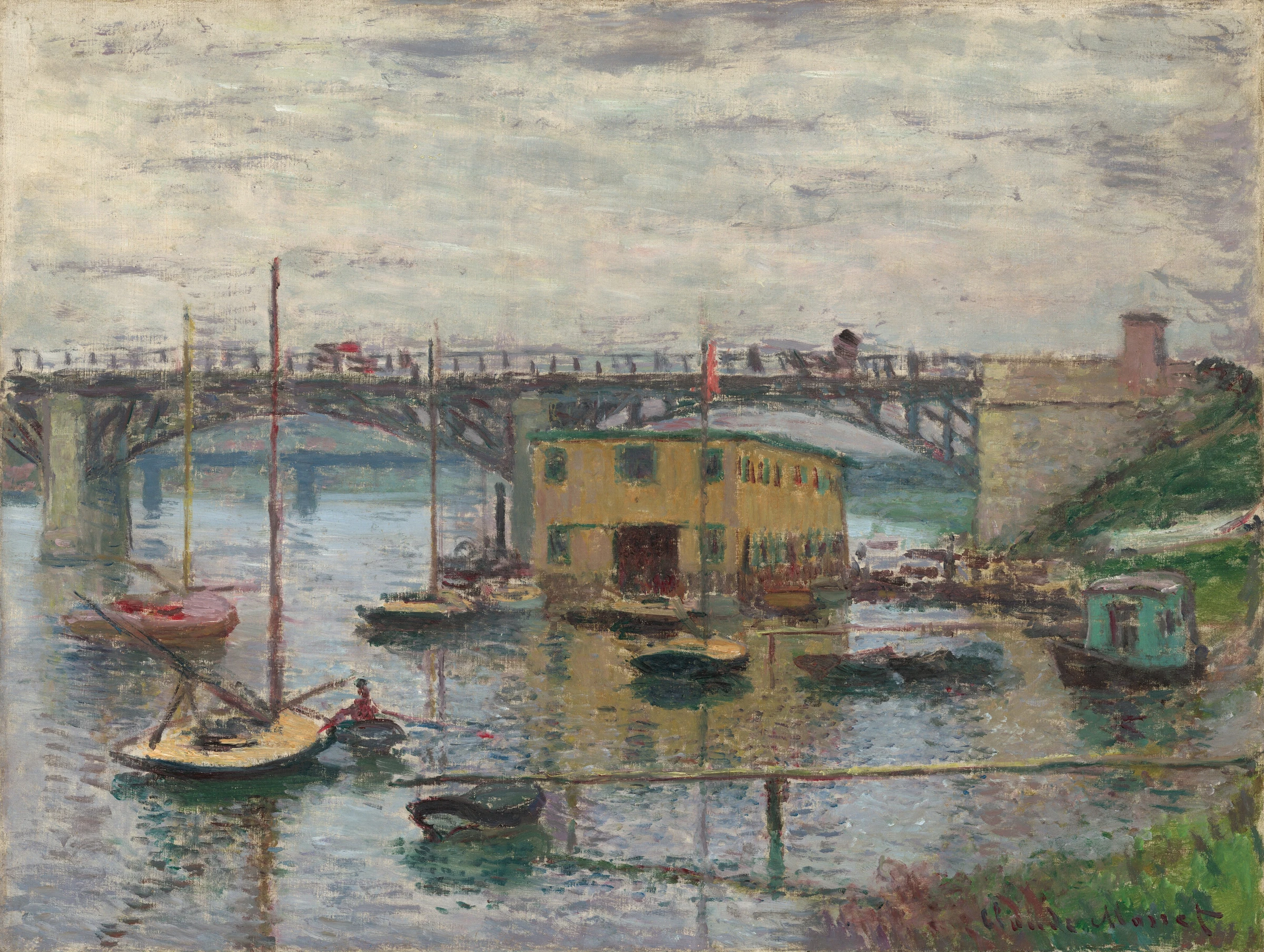 Bridge At Argenteuil On A Gray Day 1970.17.44