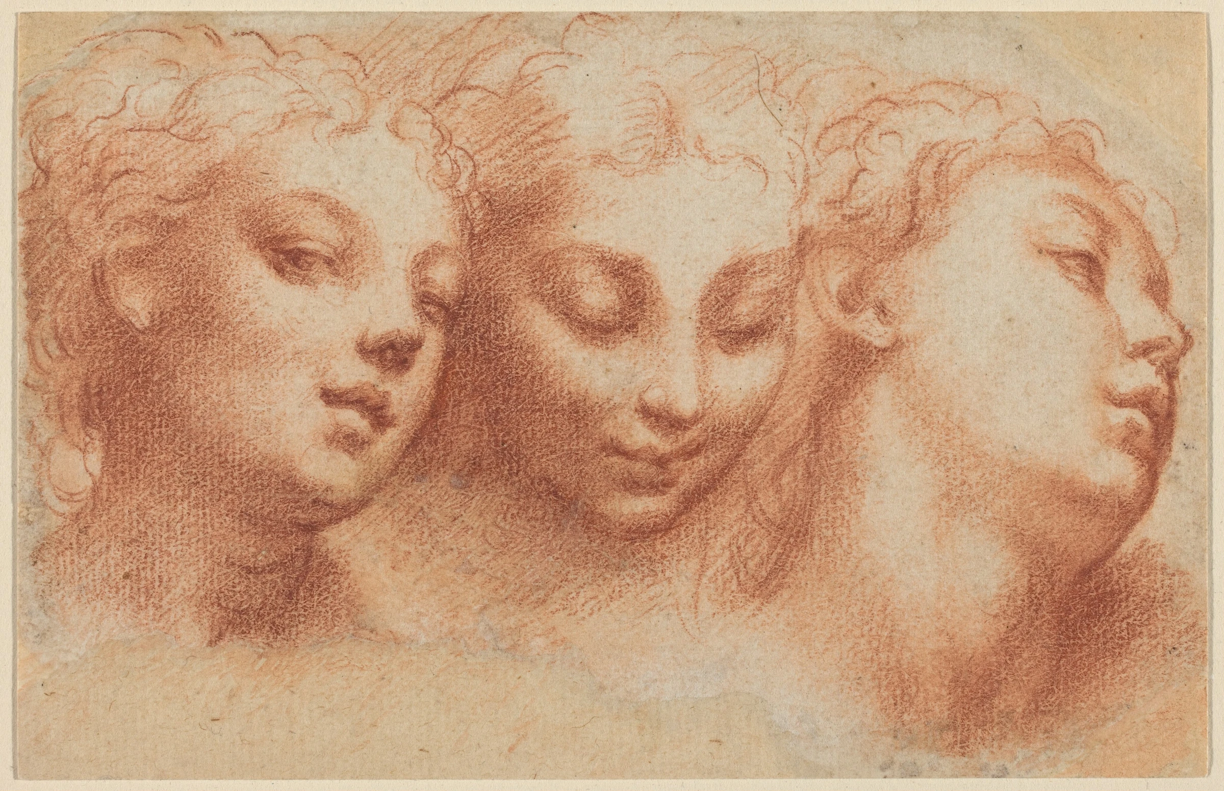 three feminine heads 1989.1.1