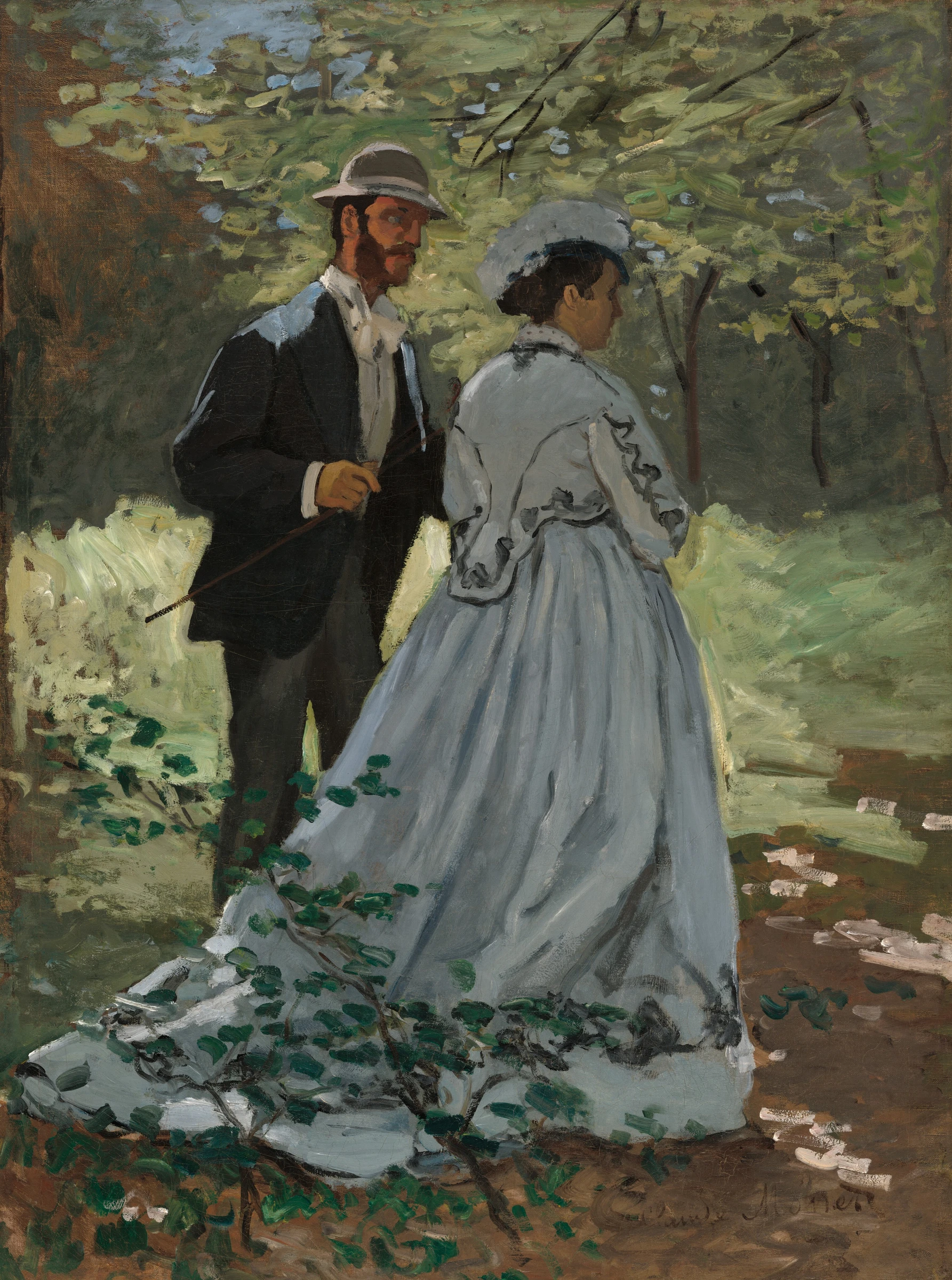 Bazille And Camille (Study For Dejeuner Sur L'Herbe ) 1970.17.41
