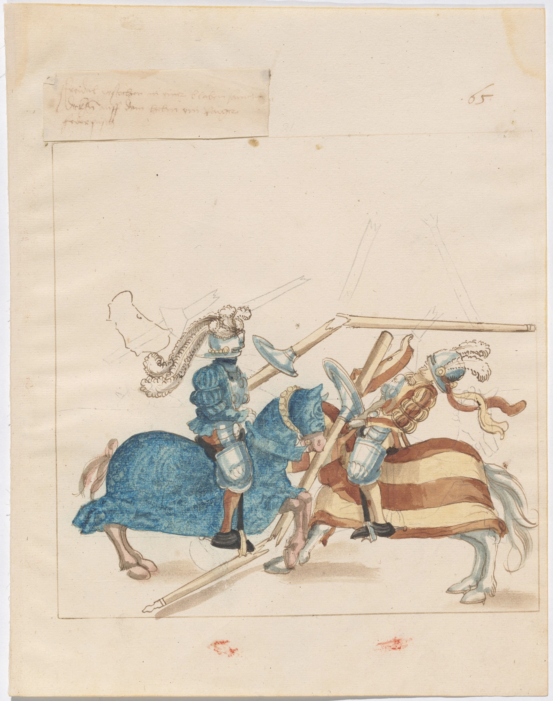mock joust of war with flying shields 1943.3.4467