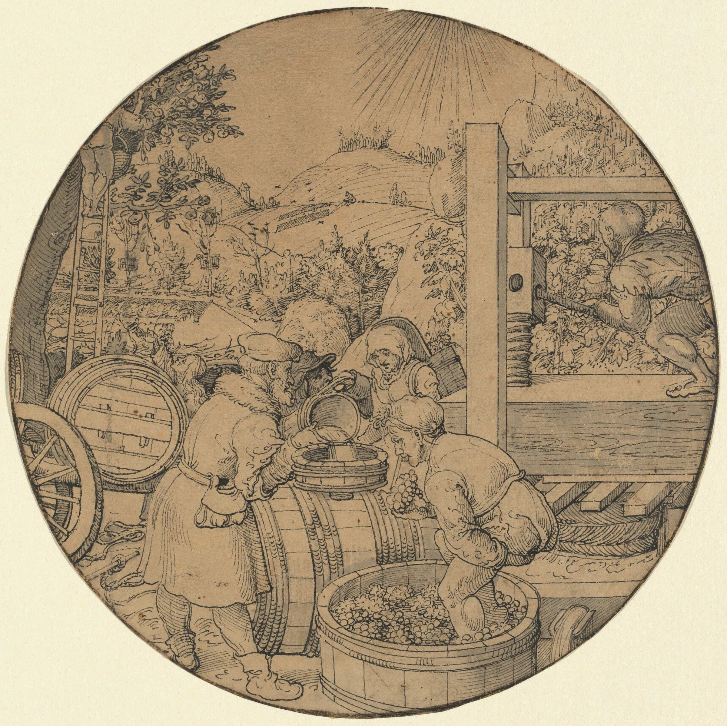 the wine harvest (september) 1979.45.2