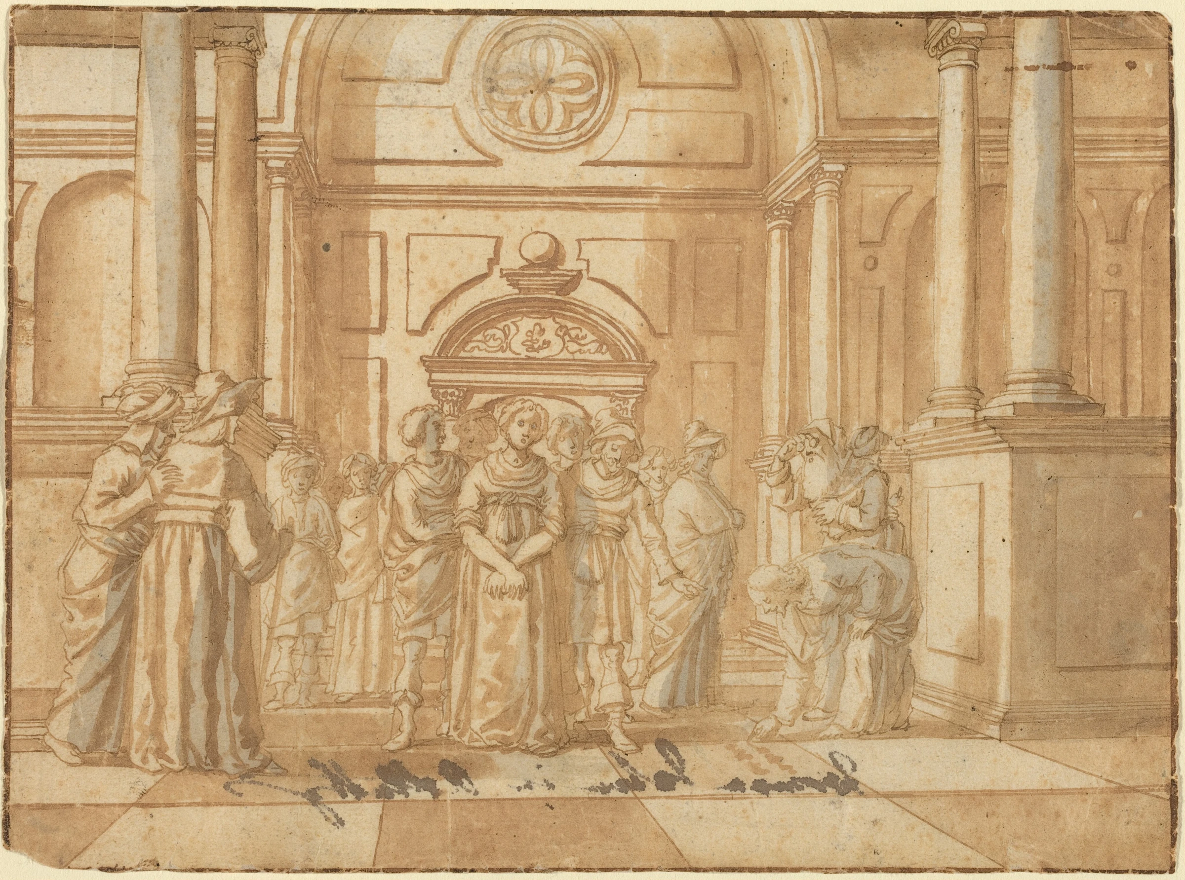 christ and the woman taken in adultery 1943.3.8894